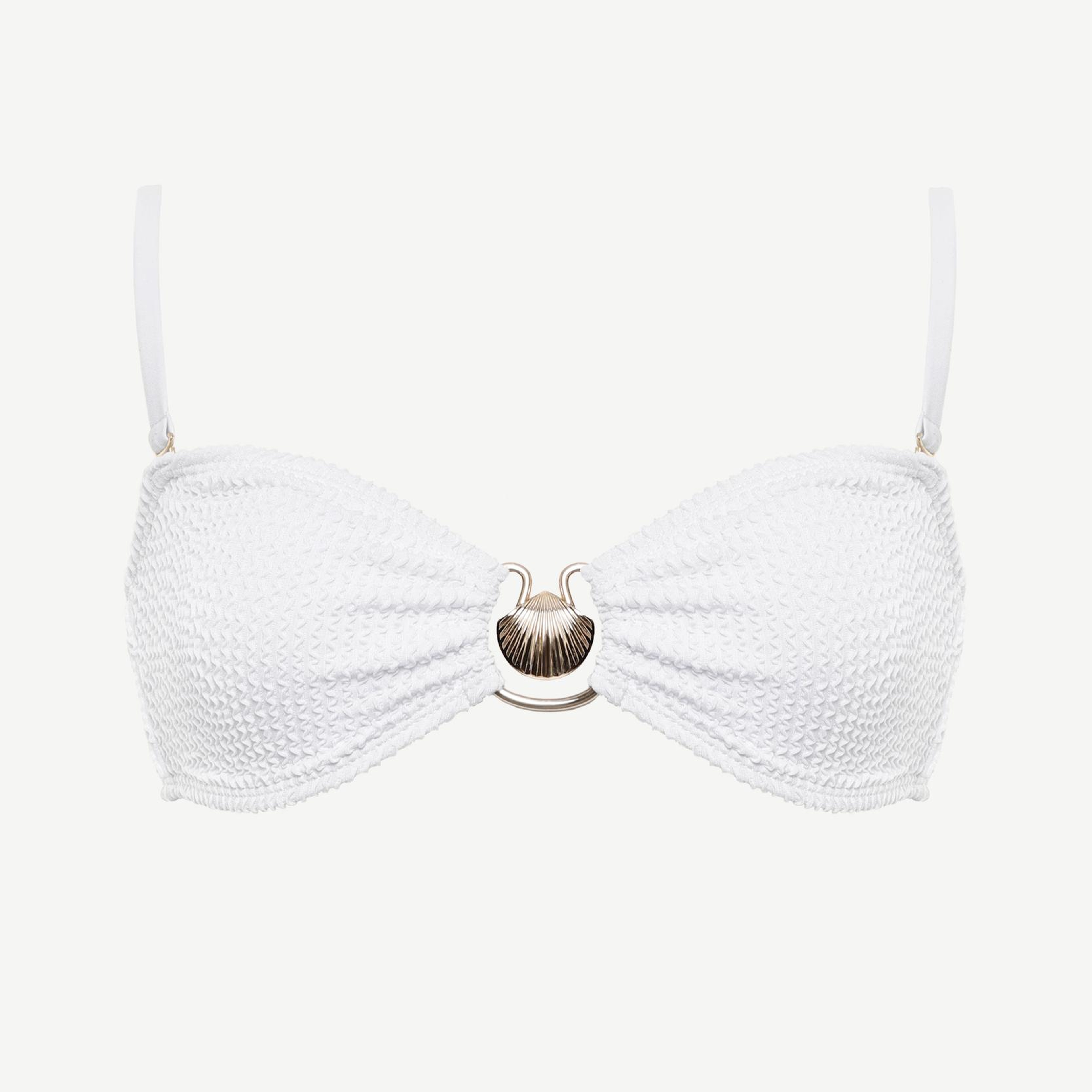 YARGICI Yaka Detaylı Bikini Üst