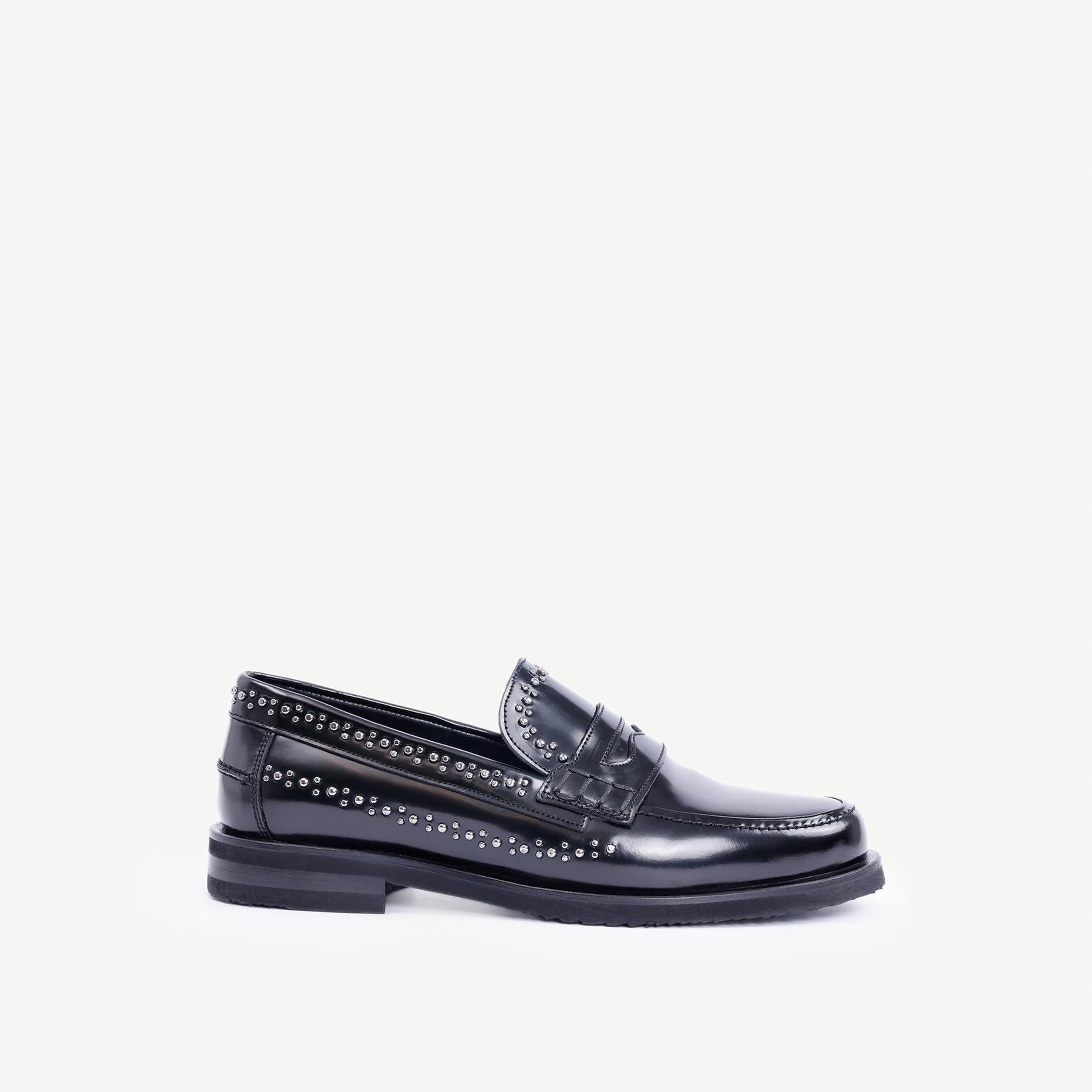 YARGICI Zımba Detaylı Deri Loafer