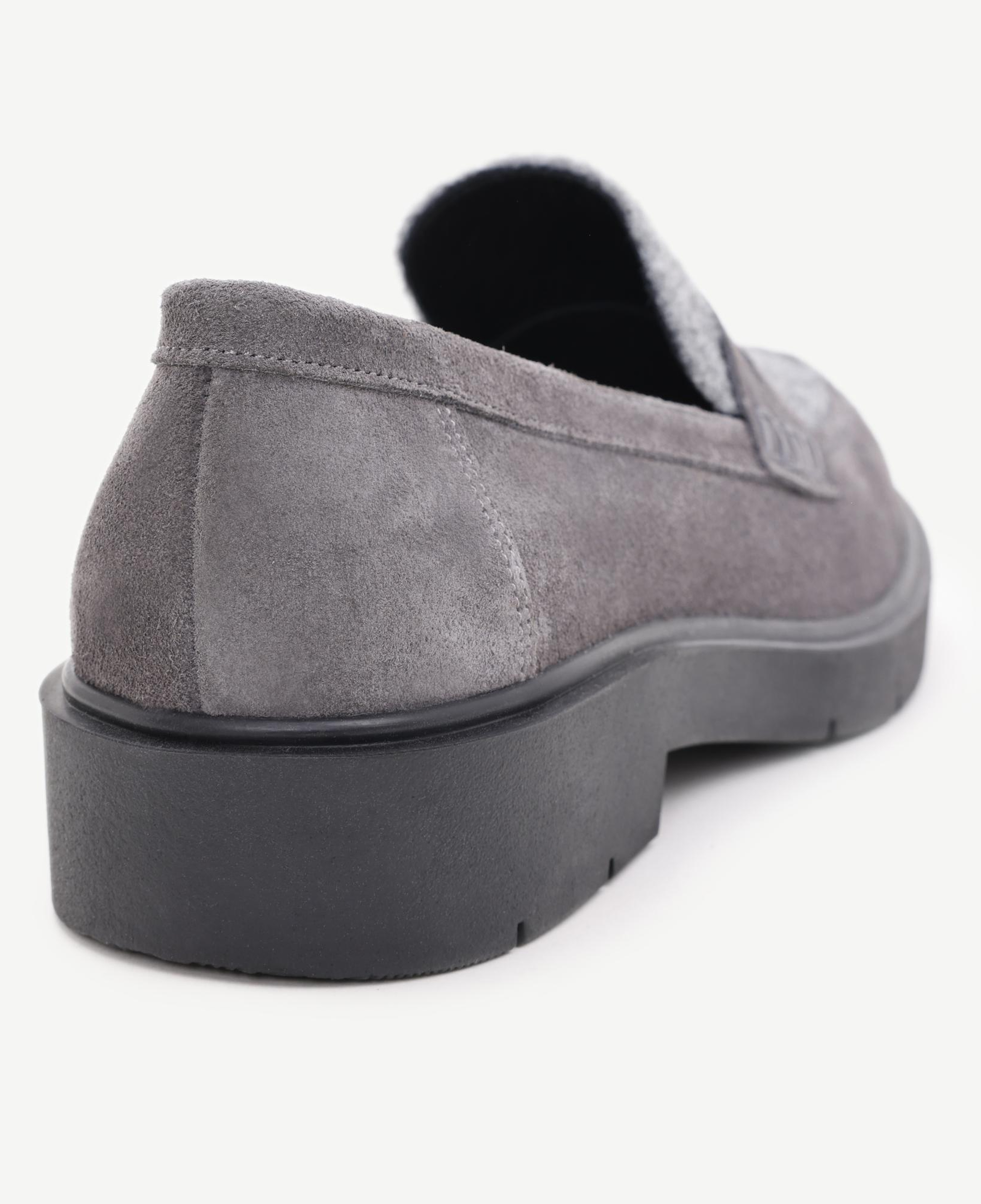 YARGICI Keçe Detaylı Deri Loafer