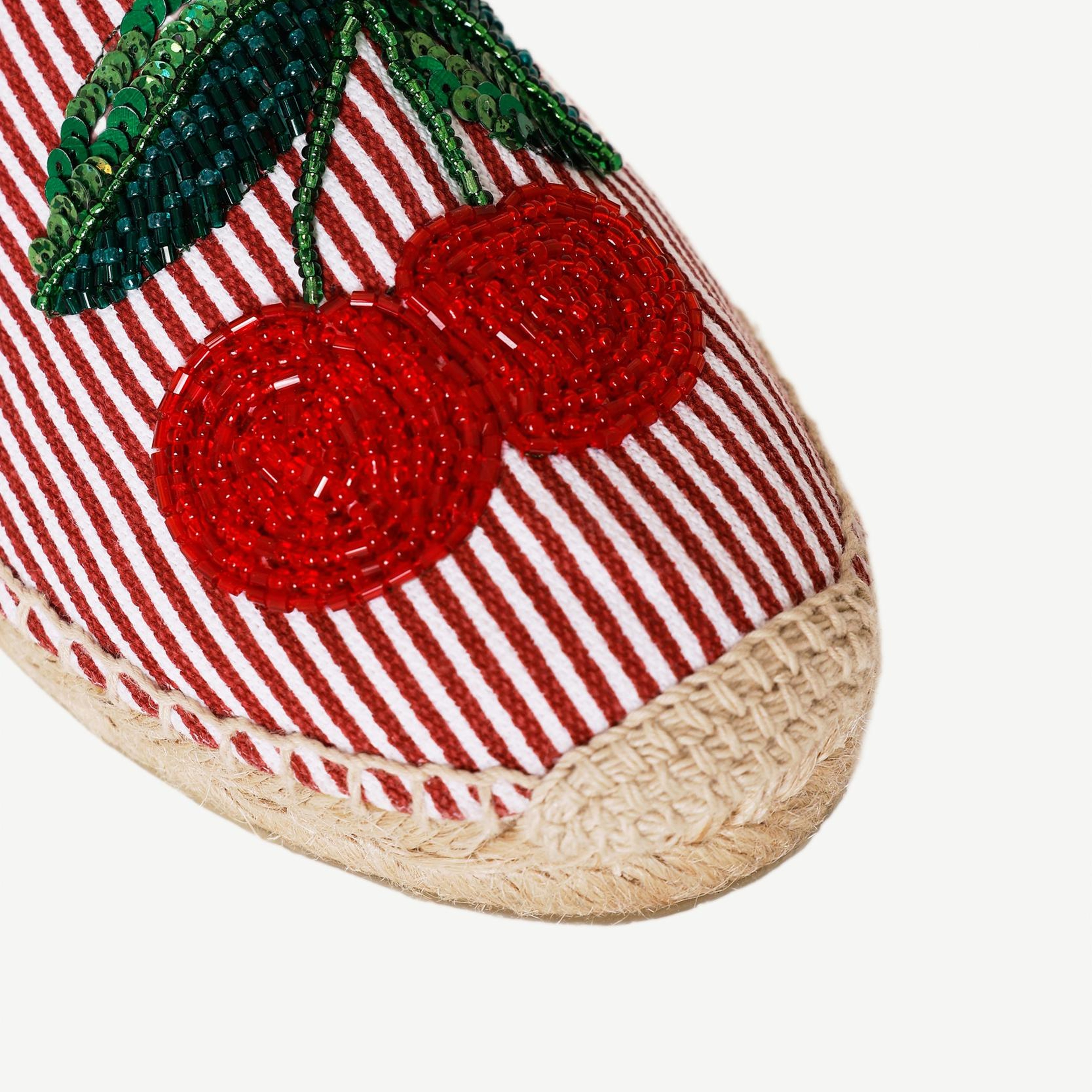 YARGICI Boncuk İşlemeli Espadril