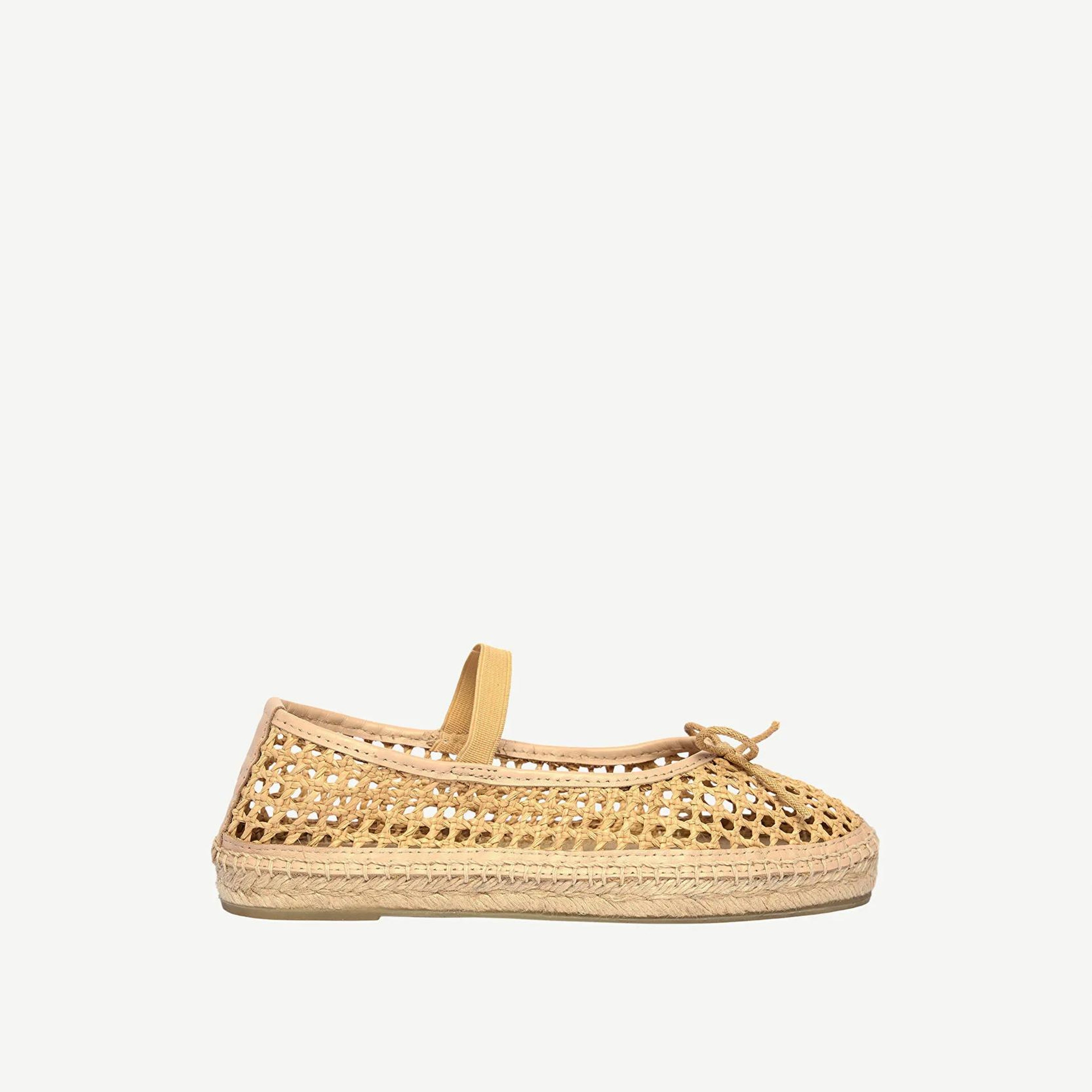 YARGICI Rafya Örgülü Mary Jane Espadril
