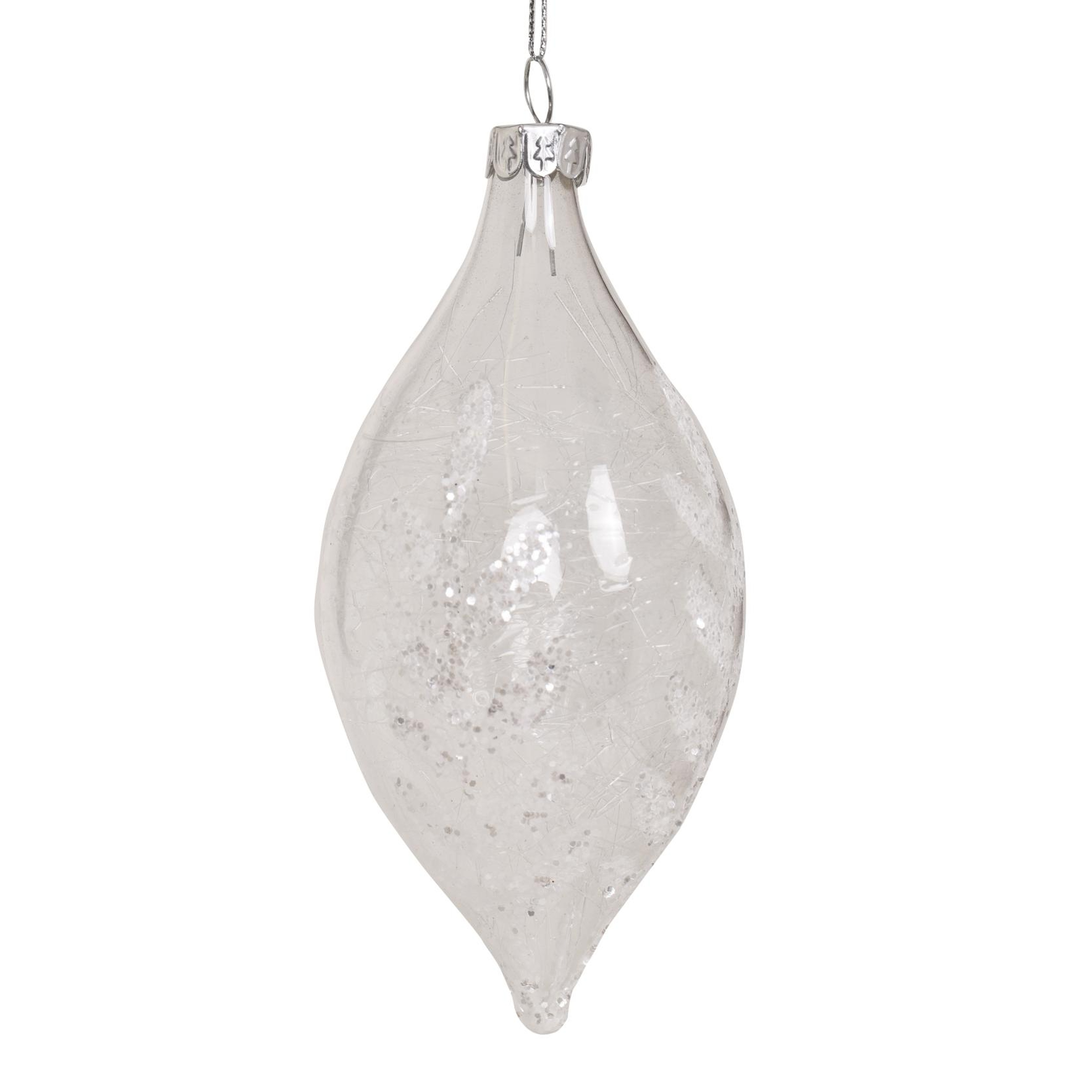 YARGICI Oval Cam Yılbaşı Ağaç Süsü (8 cm)
