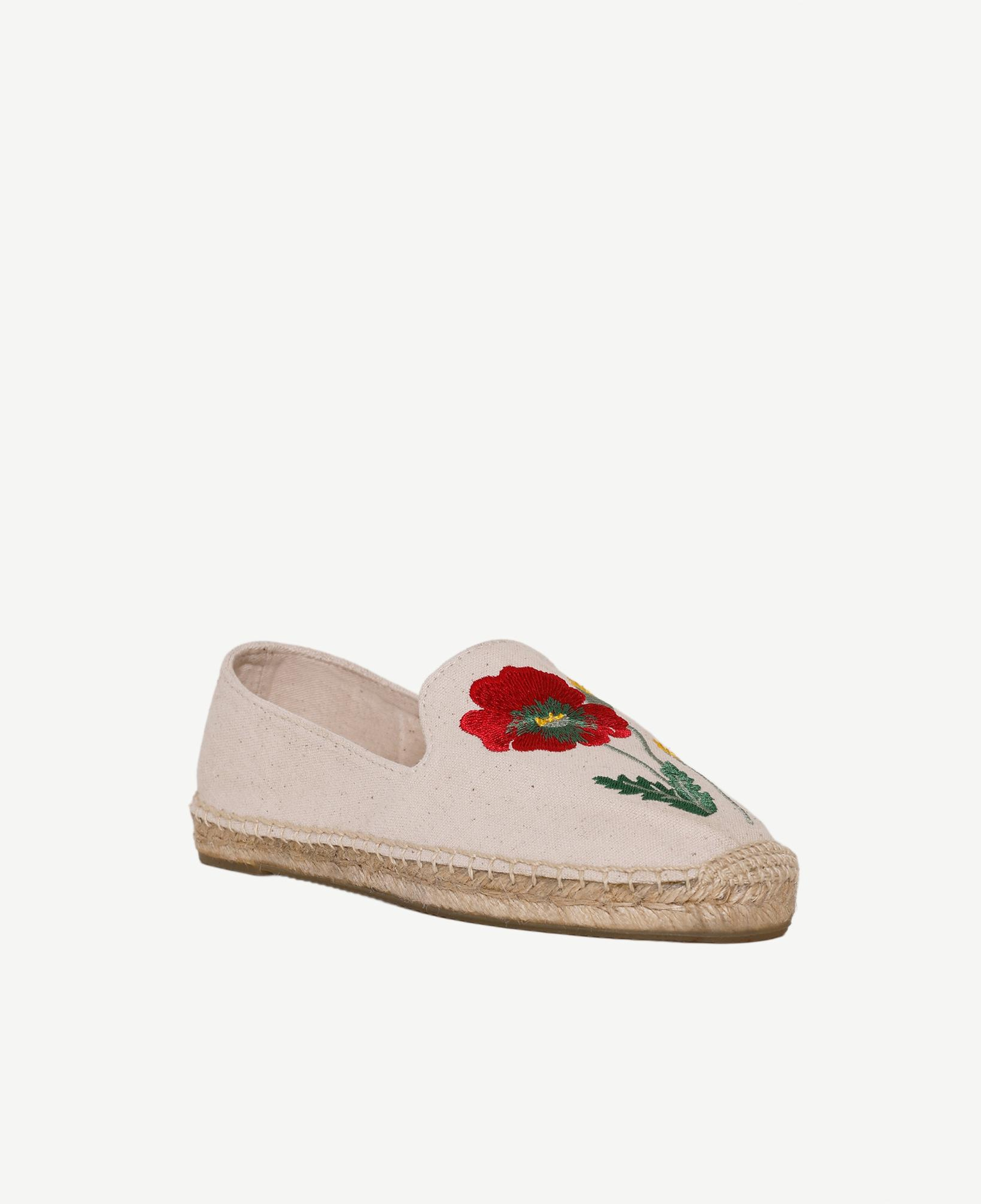 YARGICI Çiçek Desenli Nakış İşleme Espadril
