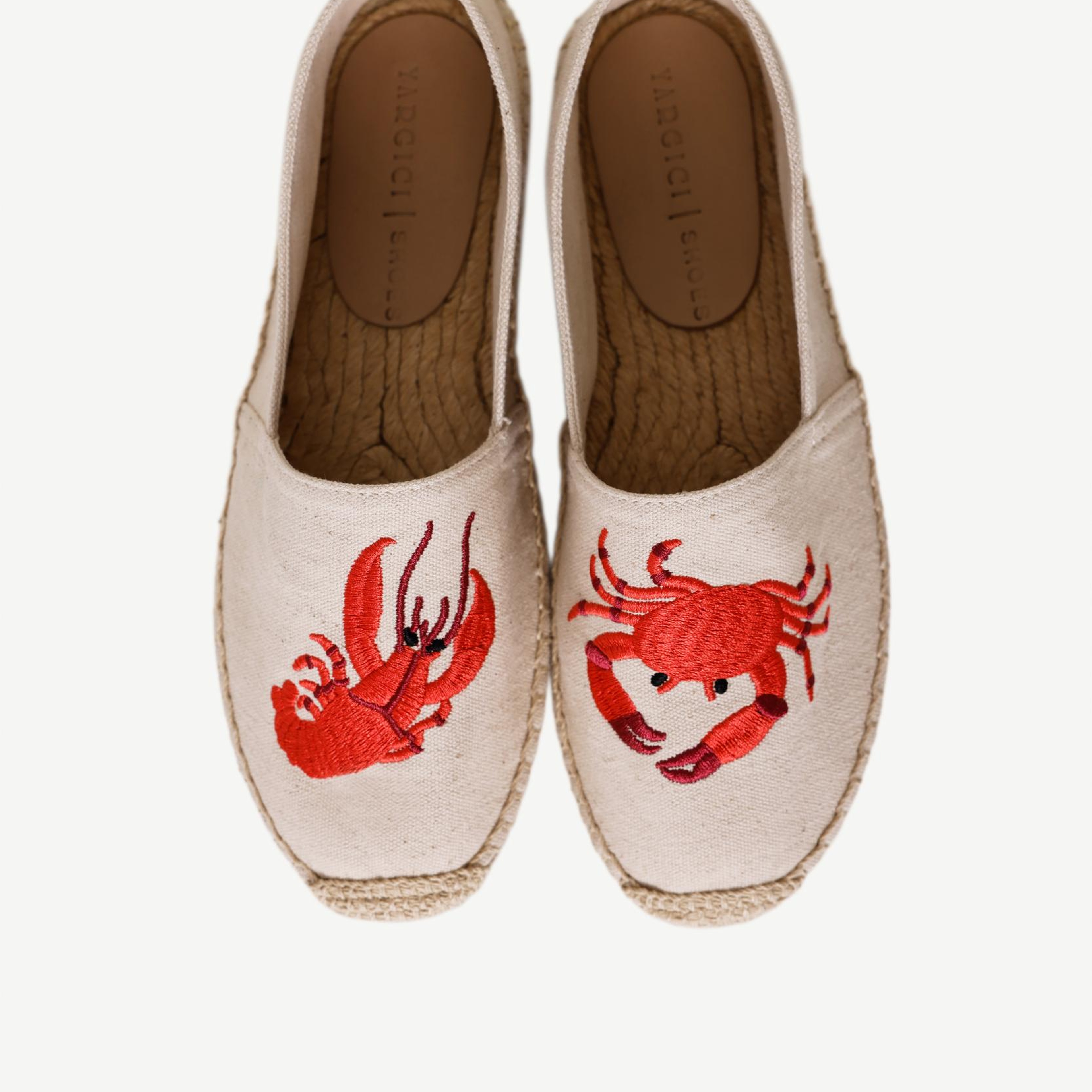 YARGICI Yengeç Nakış İşlemeli Espadril
