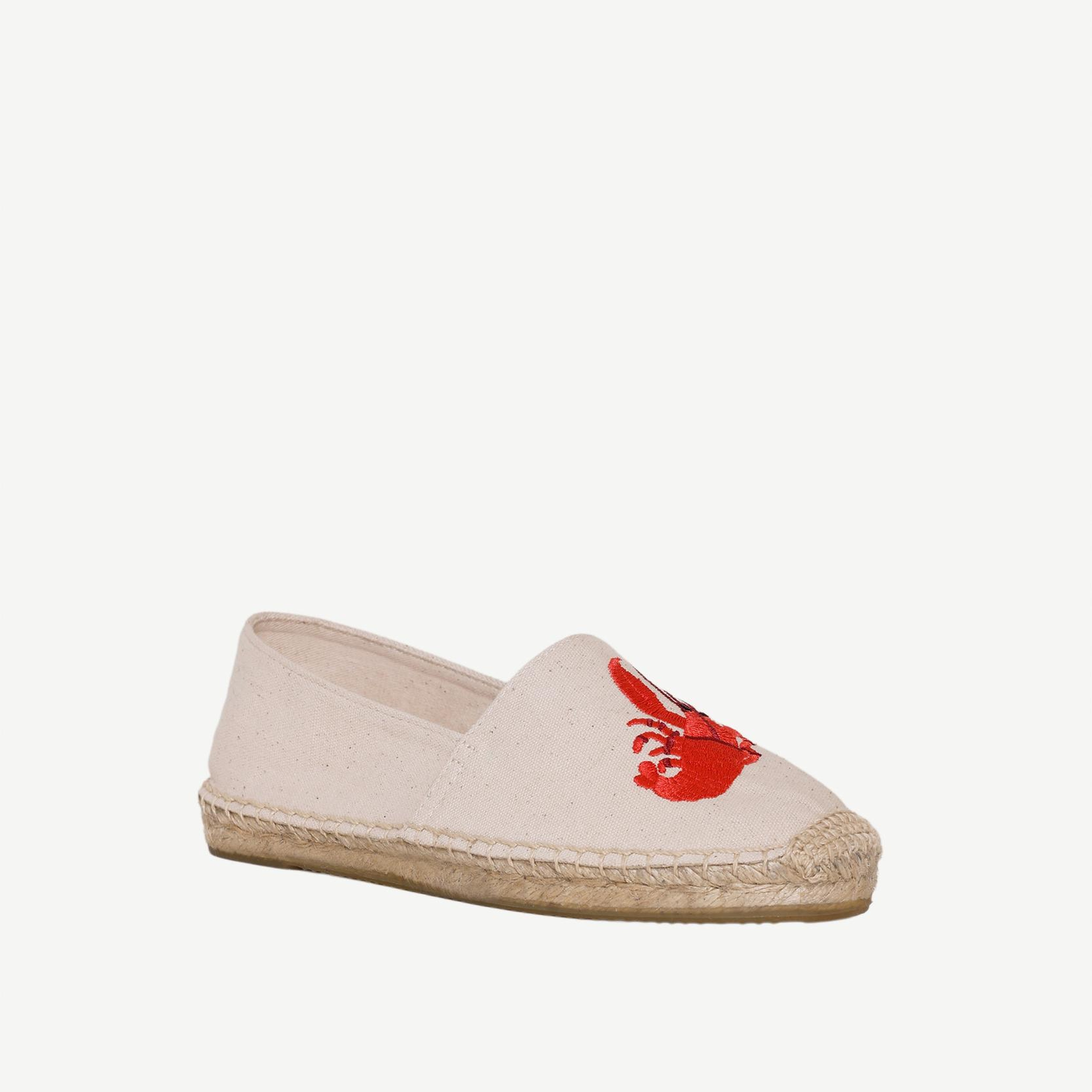 YARGICI Yengeç Nakış İşlemeli Espadril