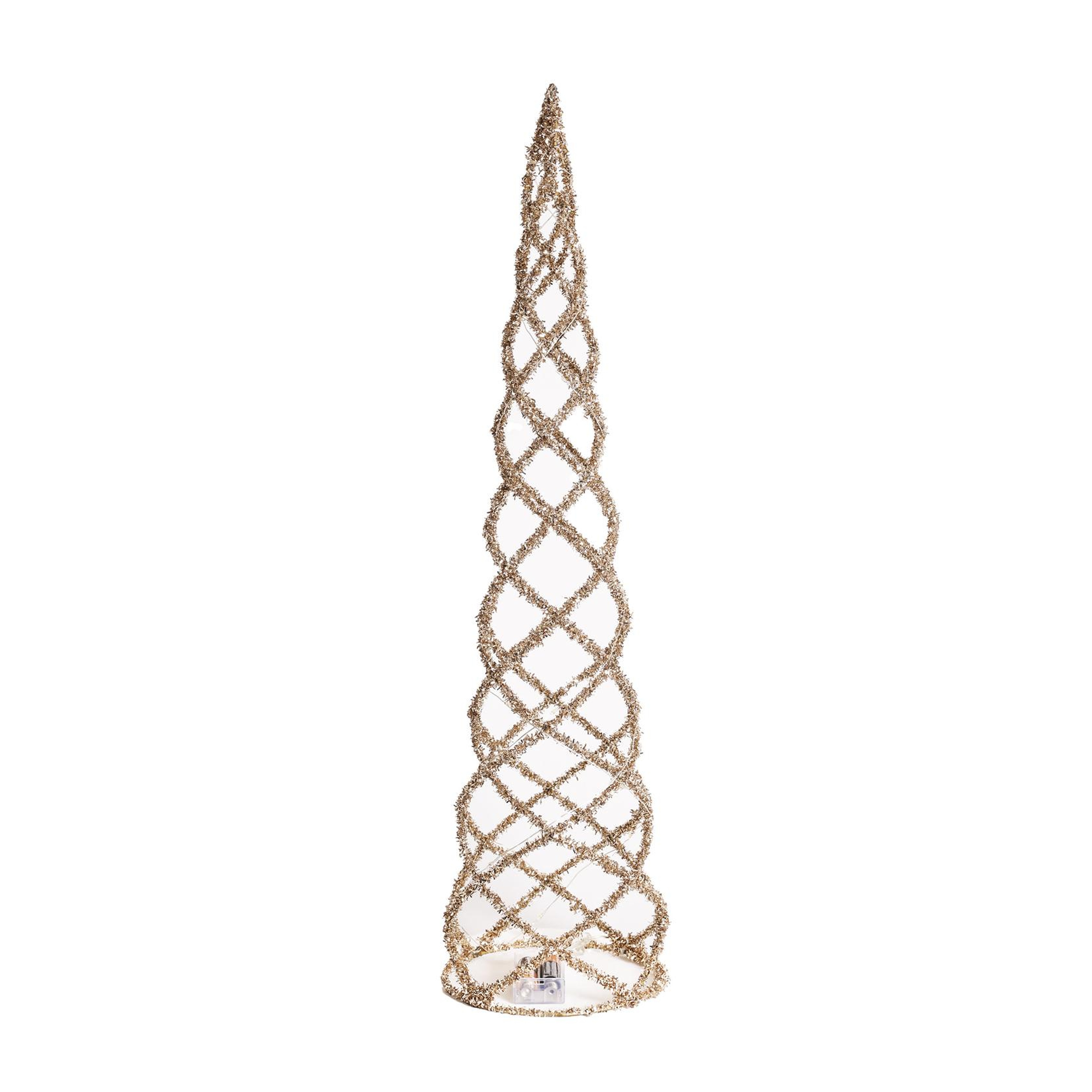 YARGICI Pilli Konik Yılbaşı Dekoru (15x60 cm)