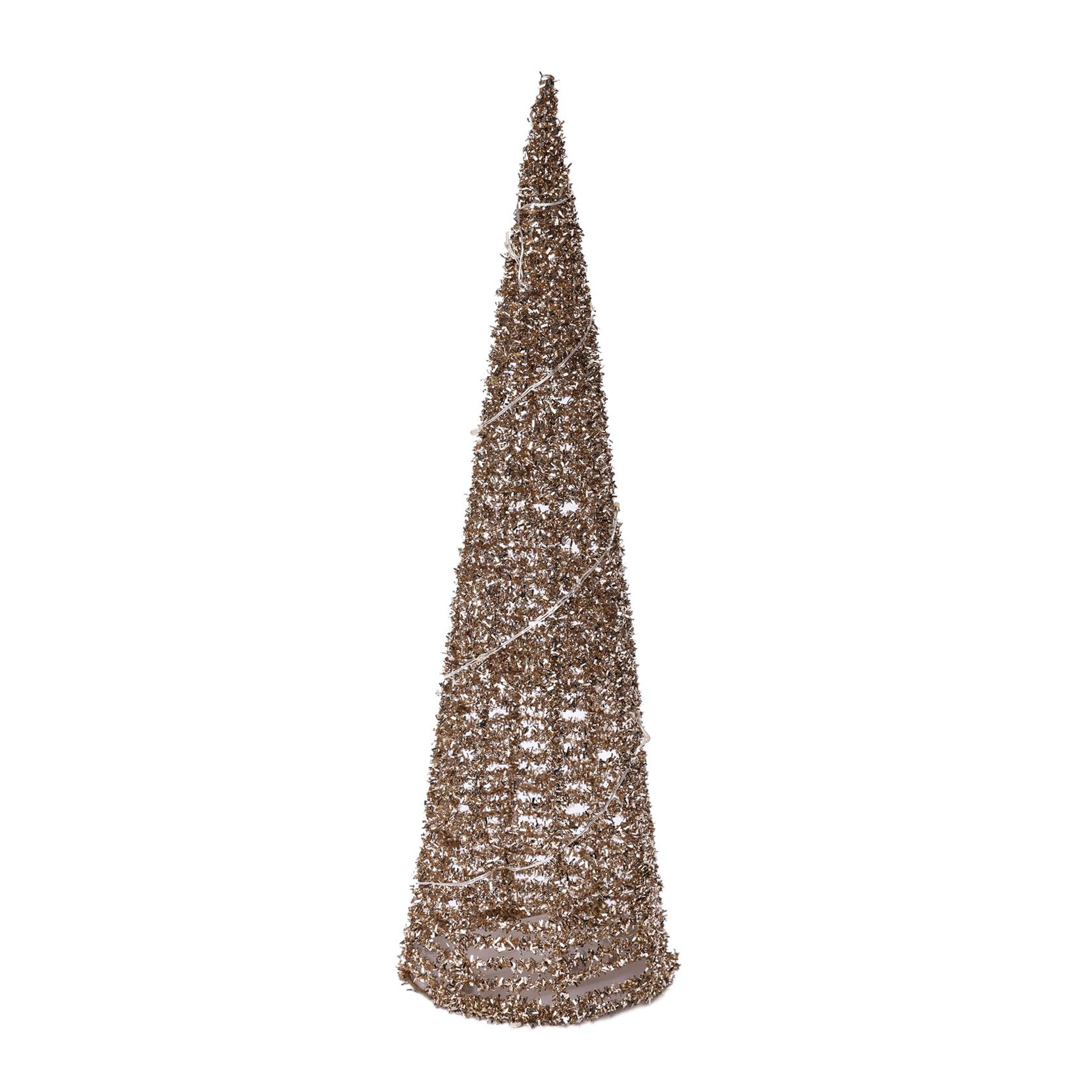 YARGICI Pilli Konik Yılbaşı Dekoru (12x40 cm)