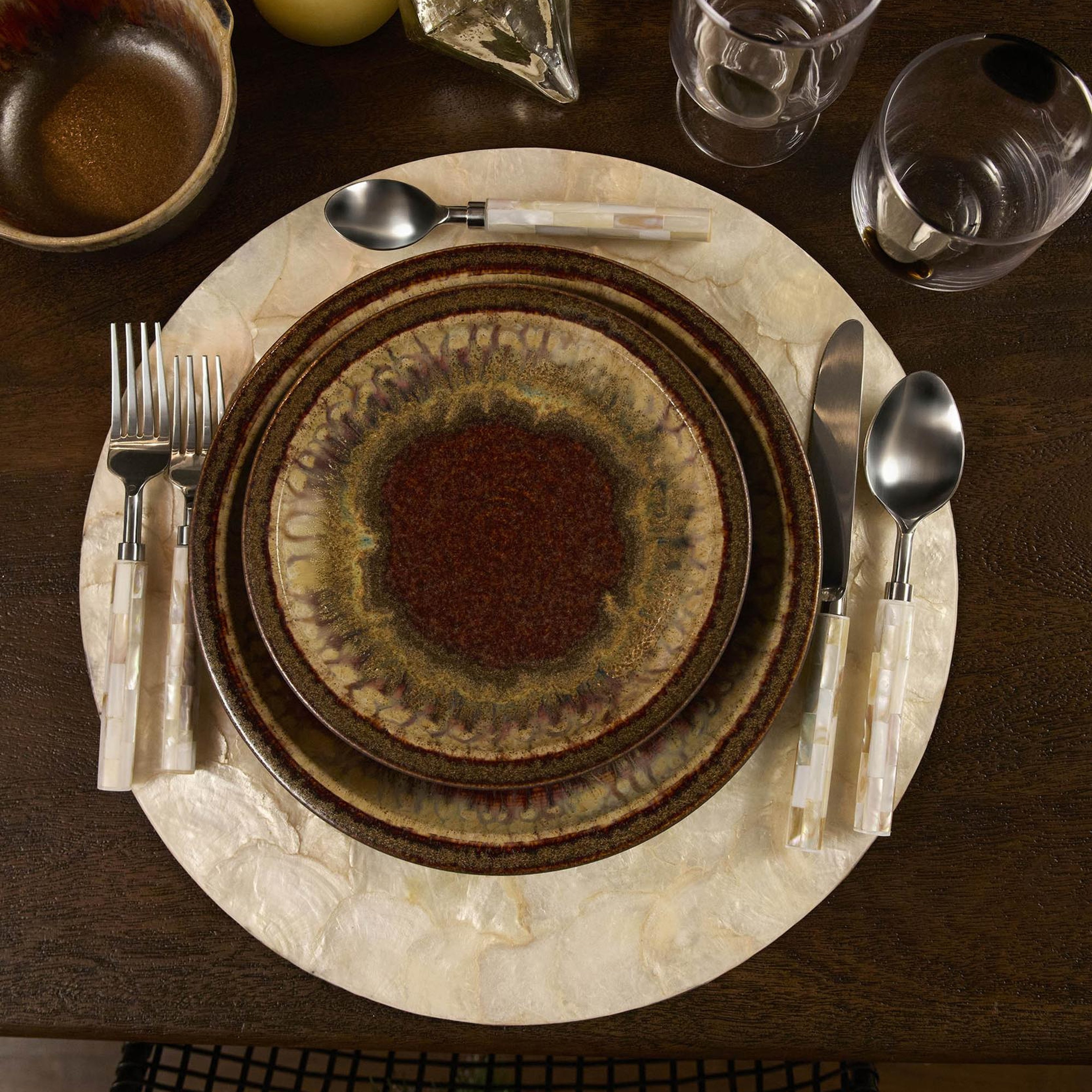 YARGICI Seramik Sır Kaplamalı Yemek Tabağı(26x3 Cm)