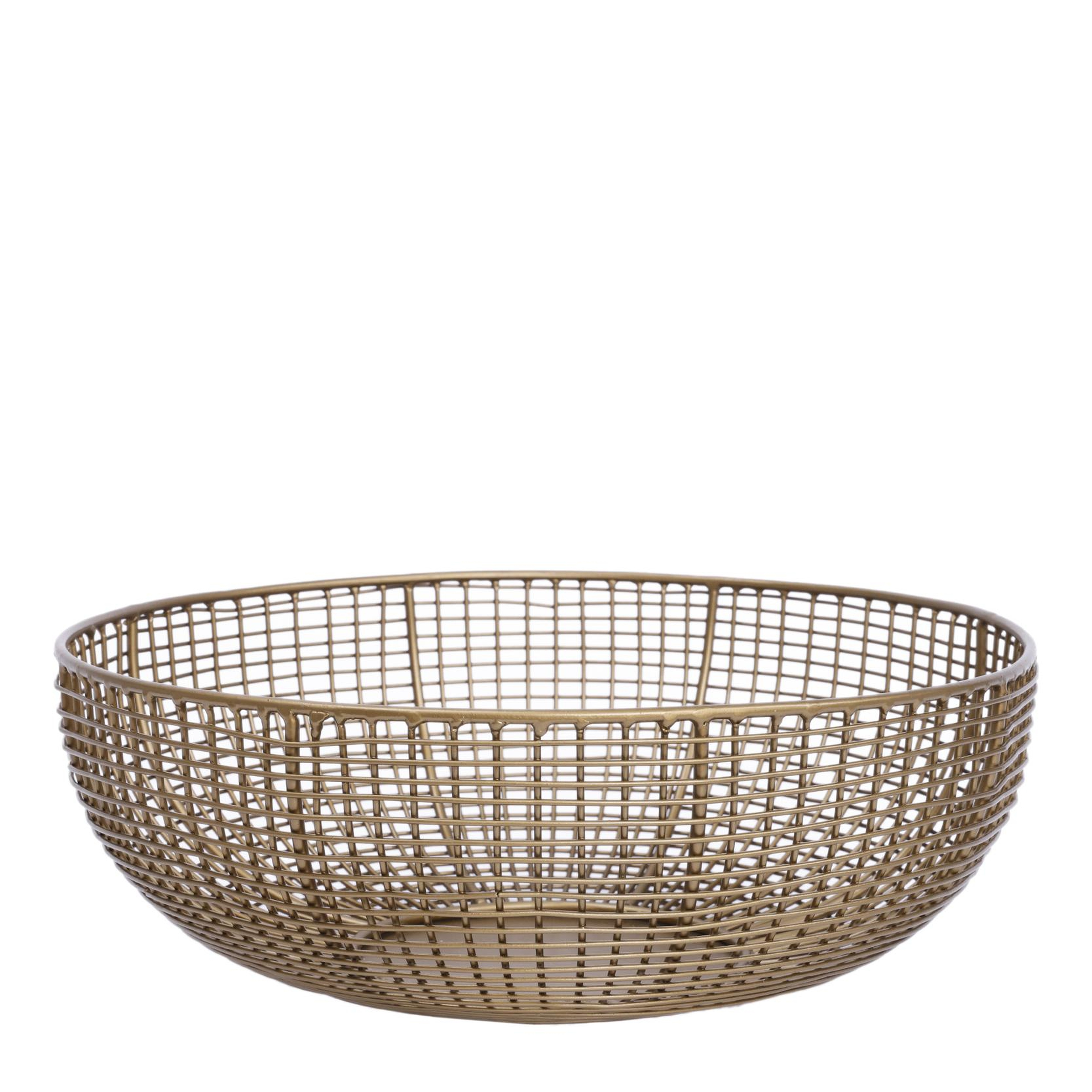 YARGICI Metal Yuvarlak Sepet(31x11 Cm)