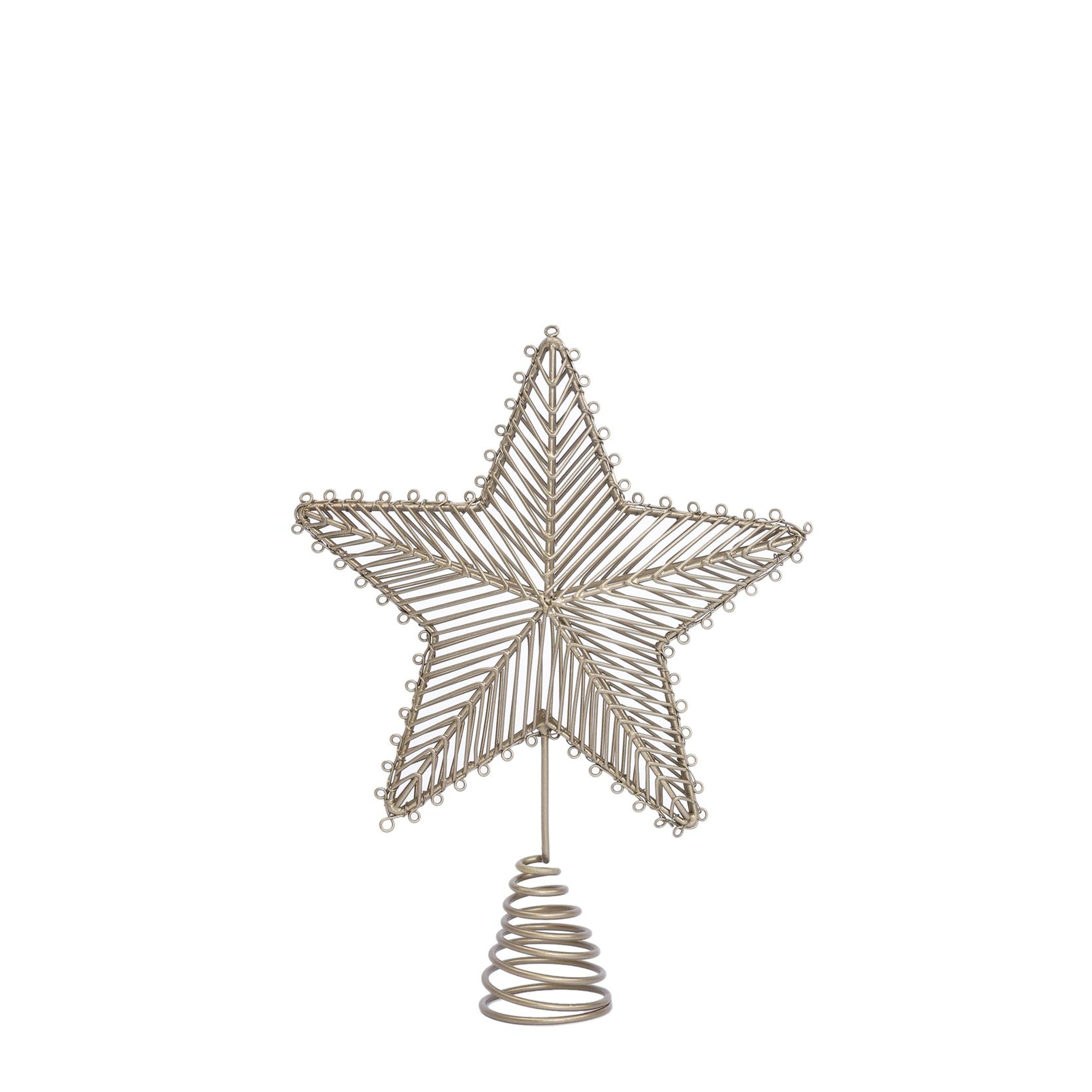 YARGICI Metal Yılbaşı Ağaç Tepe Yıldızı(20x25 Cm)