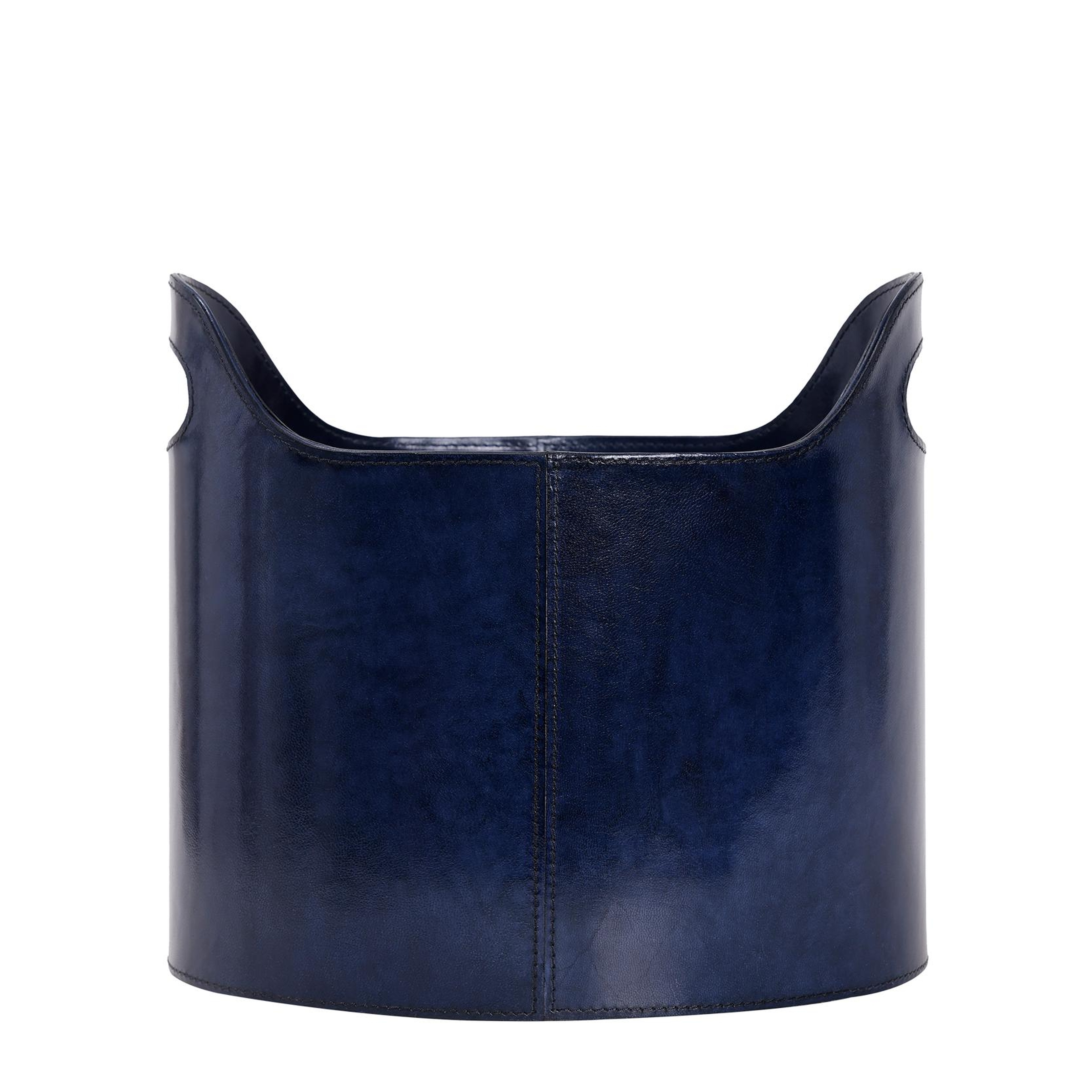 YARGICI Deri Oval Sepet(33x24x30 Cm)