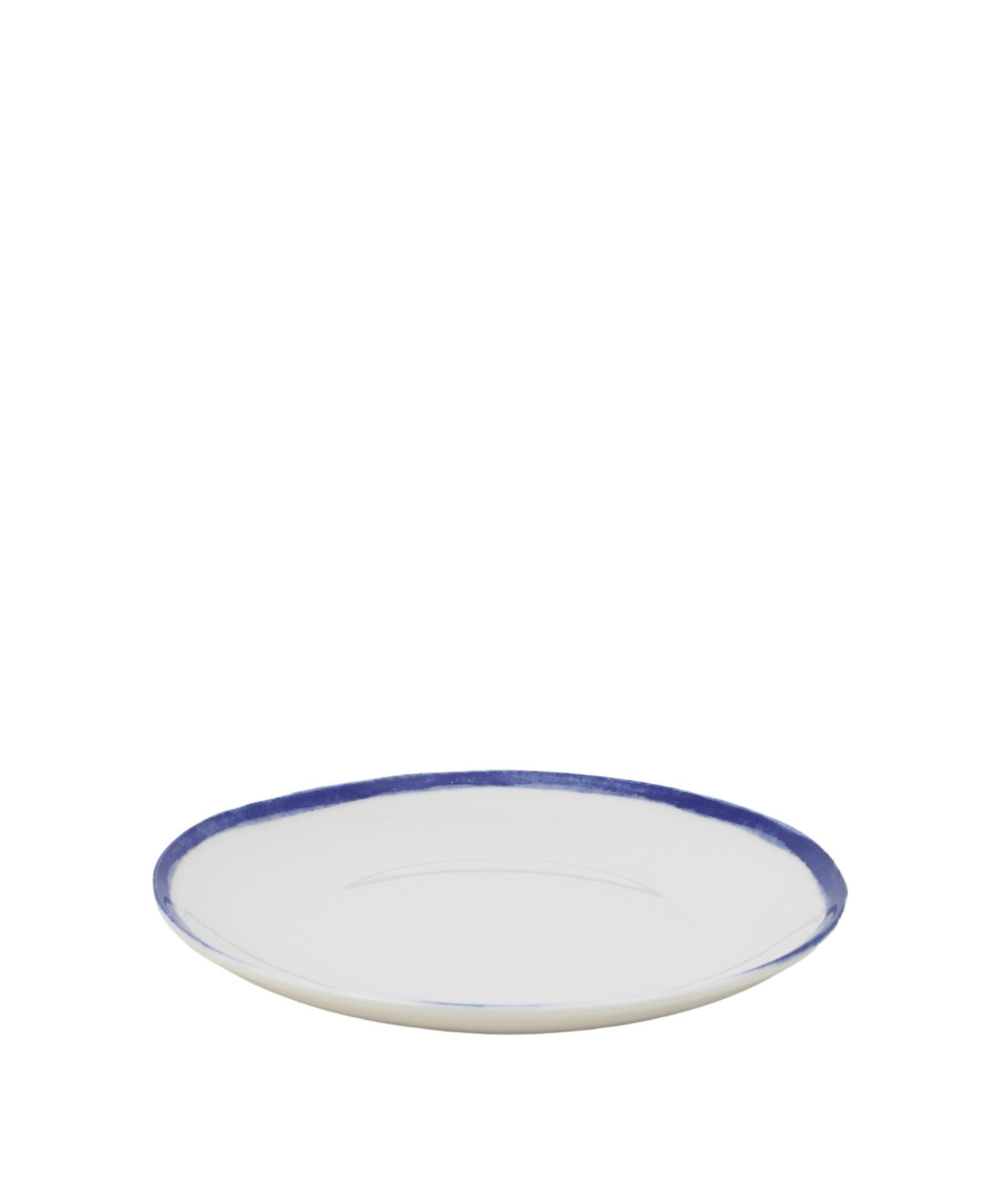 YARGICI Amorf Desenli Porselen Pasta Tabağı(21 Cm)