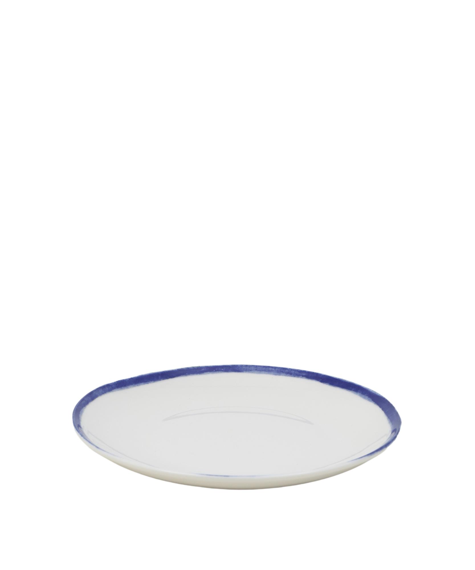 YARGICI Amorf Desenli Porselen Pasta Tabağı(21 Cm)
