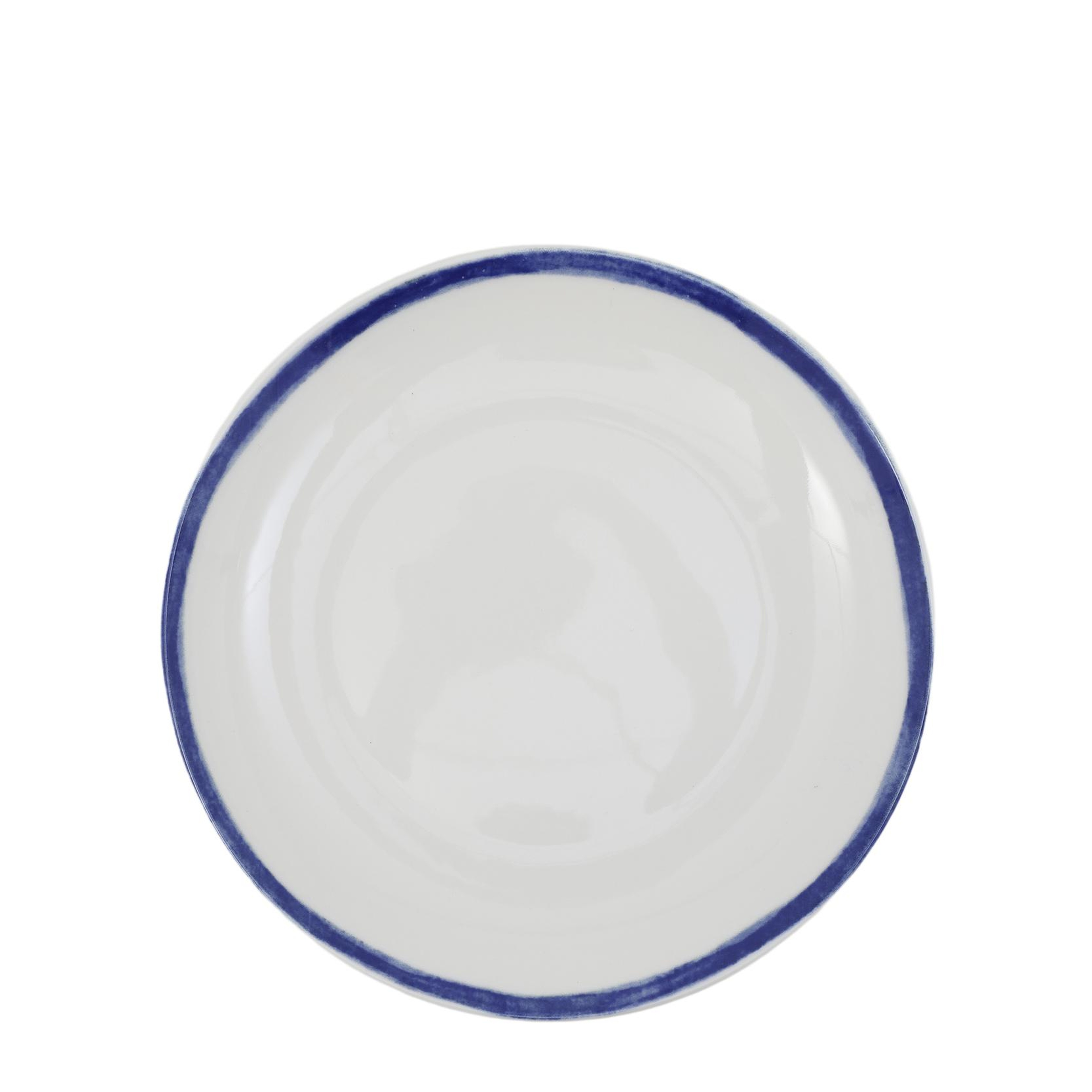 YARGICI Amorf Desenli Porselen Pasta Tabağı(21 Cm)