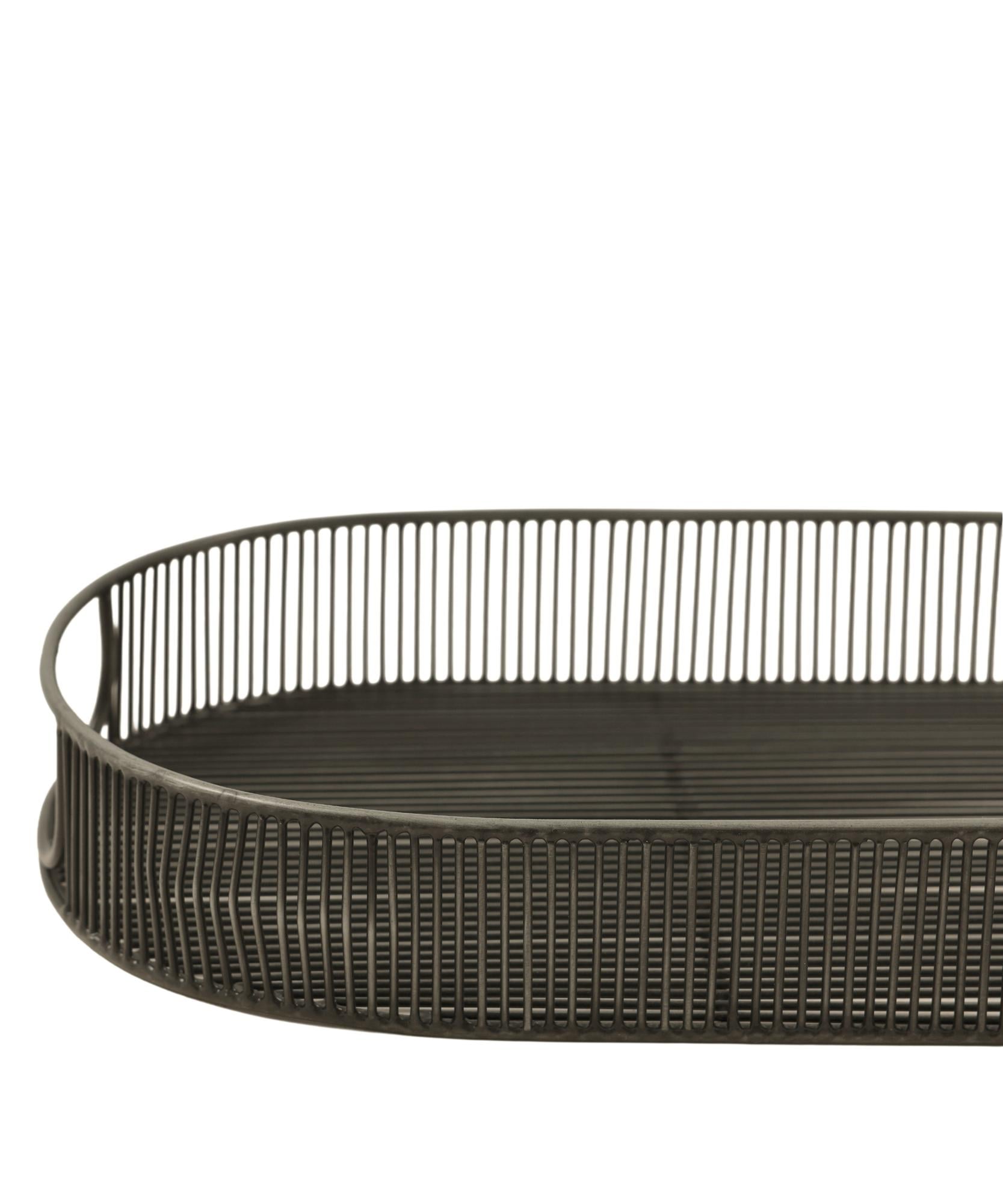 YARGICI Metal Oval Tepsi(46x20x5 Cm)