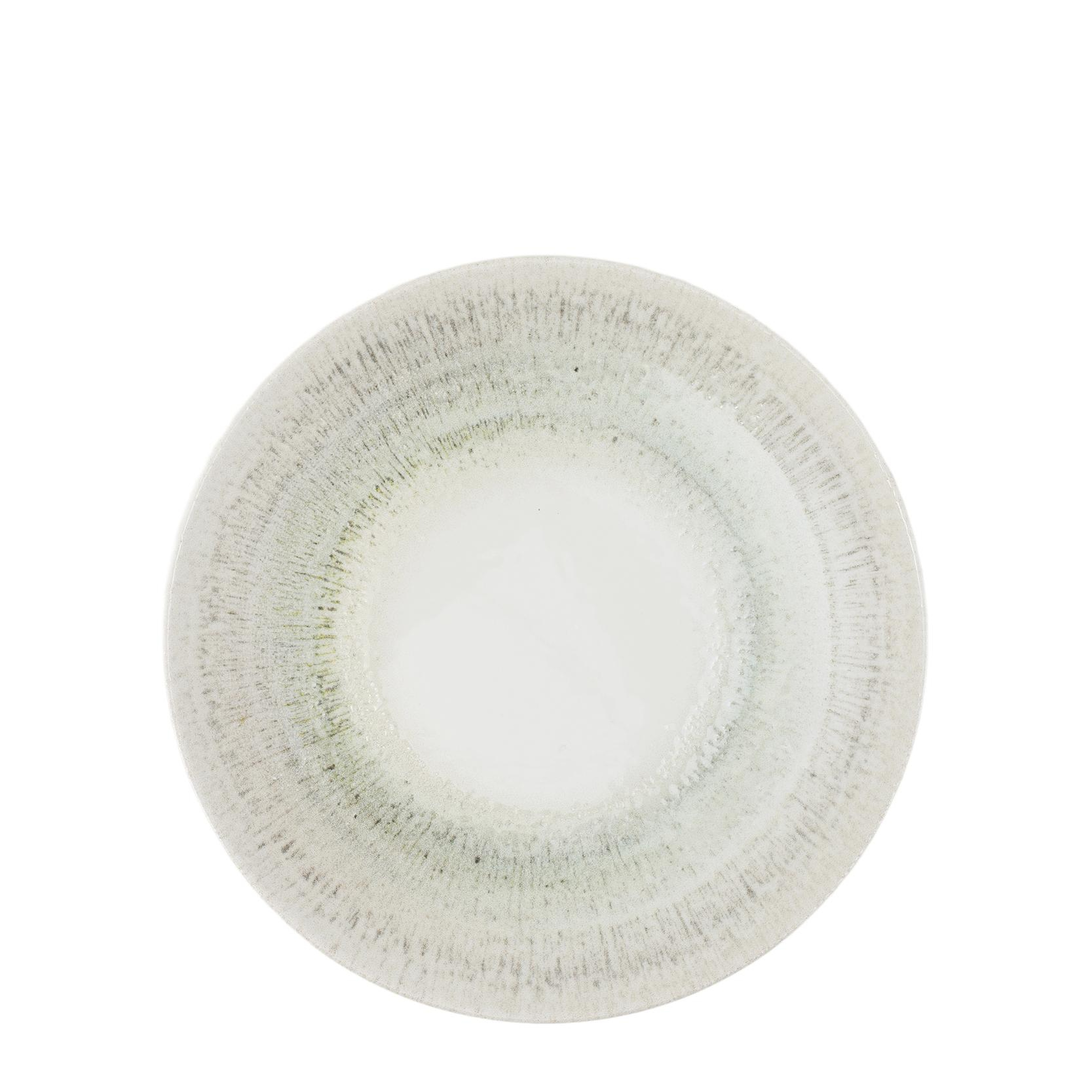 YARGICI Soyut Desenli Porselen Pasta Tabağı(21 Cm)