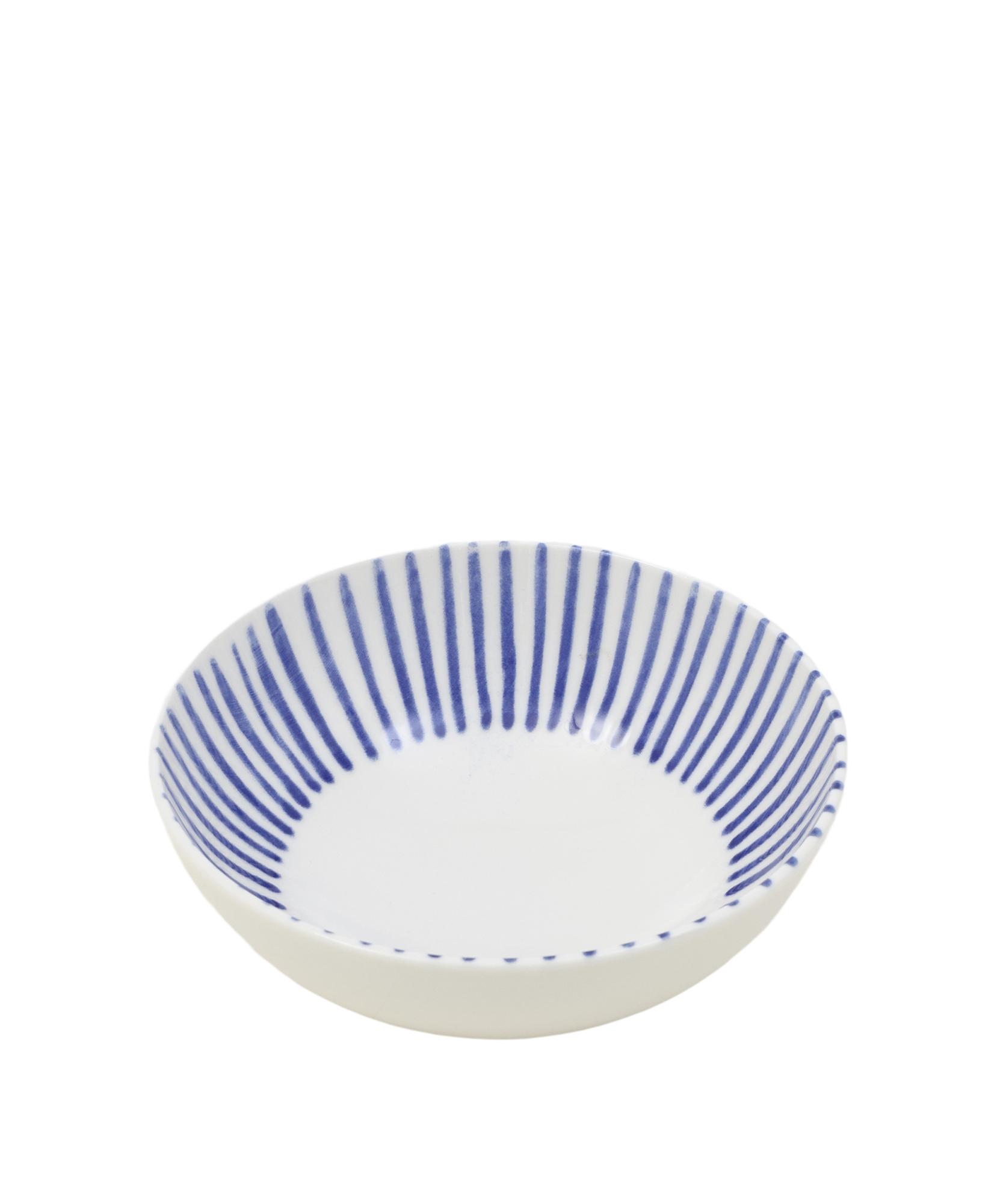 YARGICI Çizgi Desenli Porselen Kase(15 Cm)