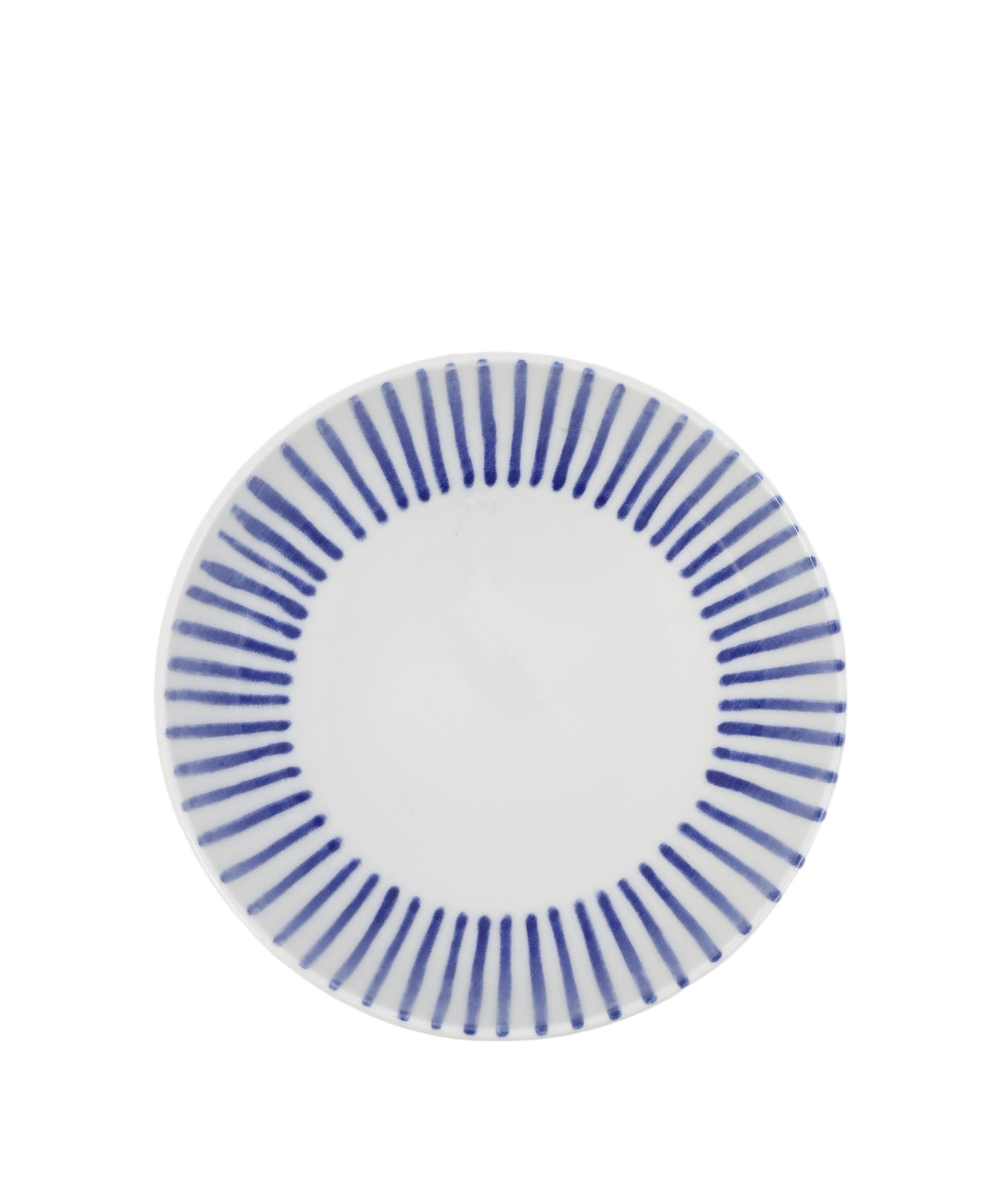 YARGICI Çizgi Desenli Porselen Kase(15 Cm)