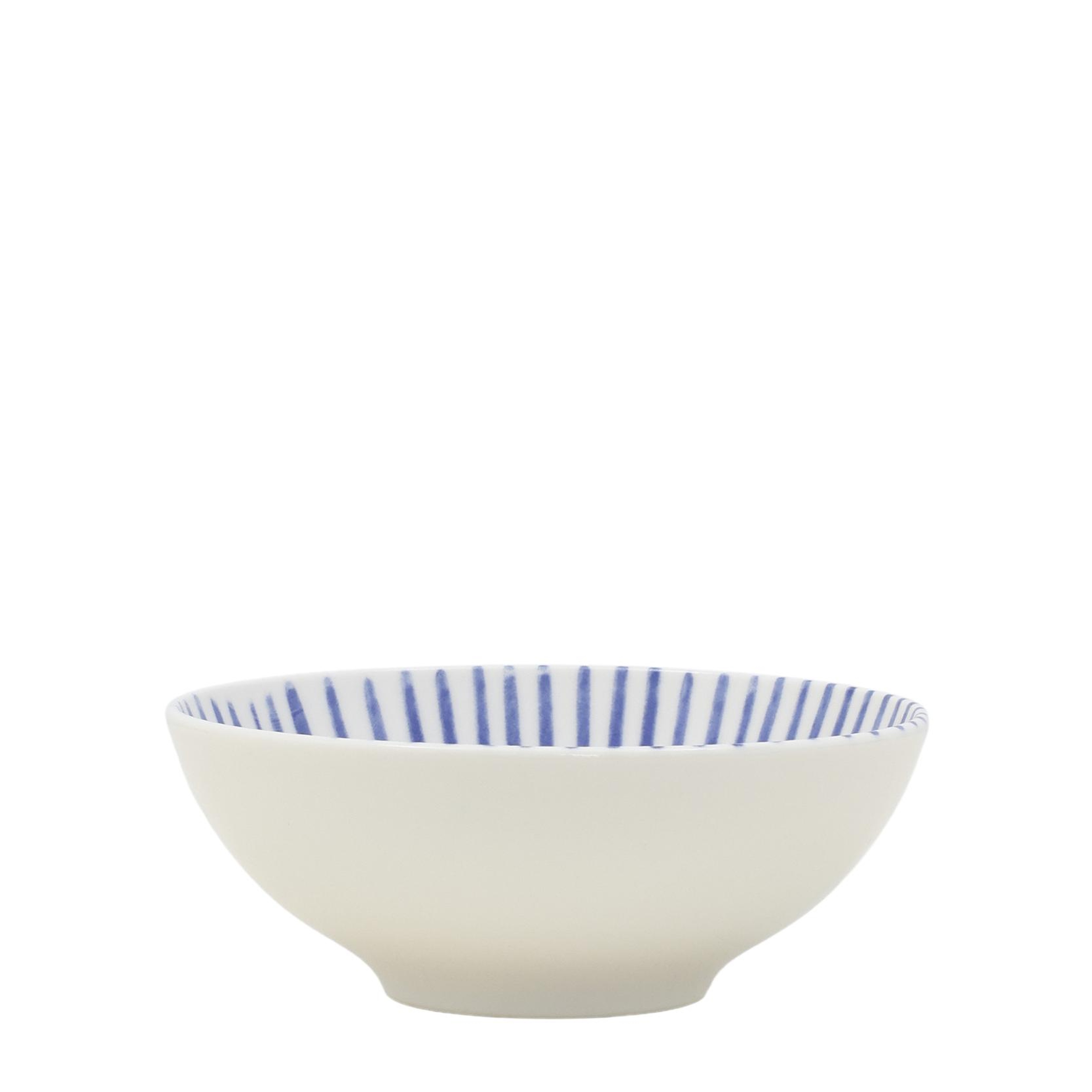 YARGICI Çizgi Desenli Porselen Kase(15 Cm)