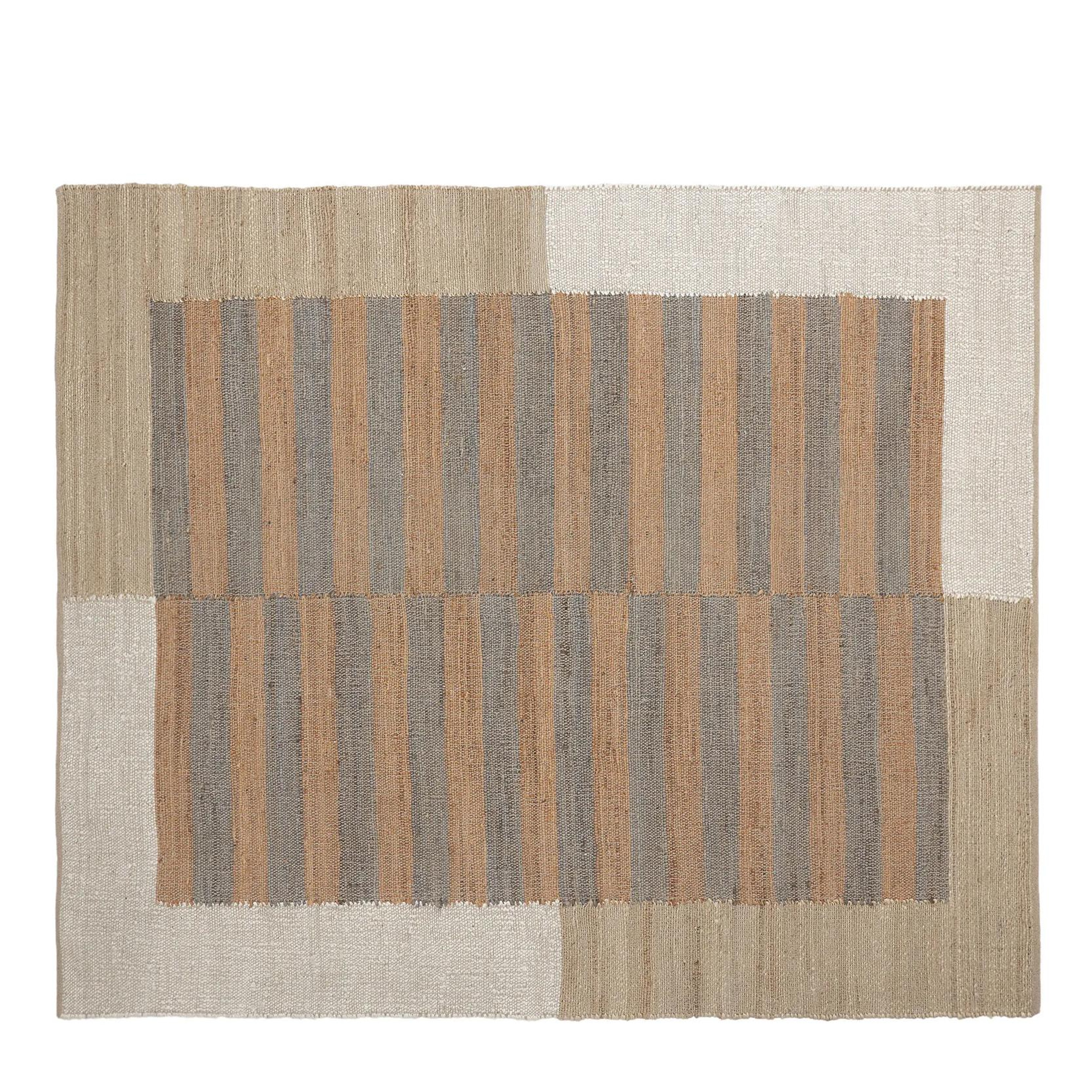 YARGICI Çizgi Desenli Jüt Dikdörtgen Halı(160x230 Cm)