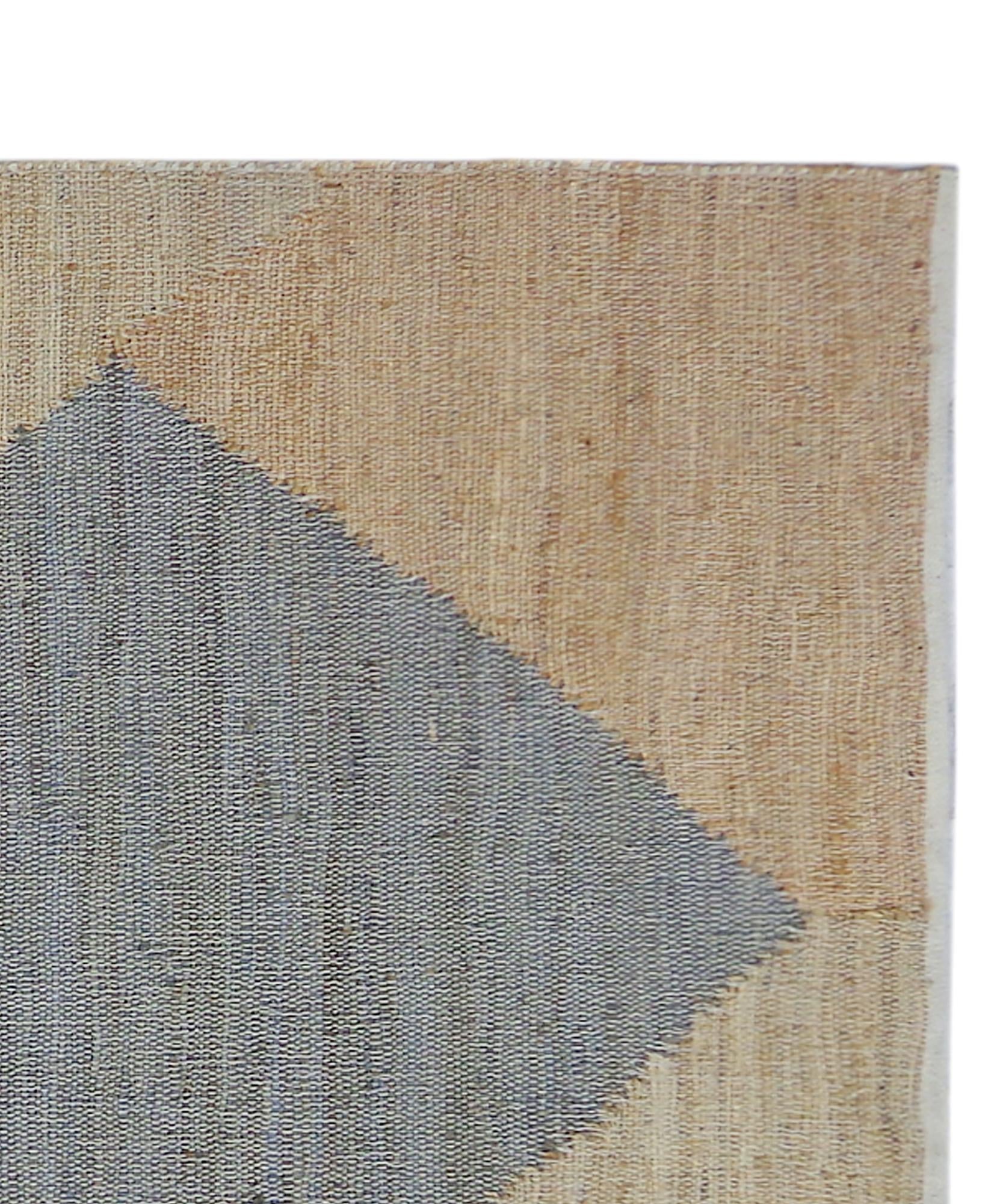 YARGICI Baklava Desenli Jüt Dikdörtgen Halı(160x230 Cm)