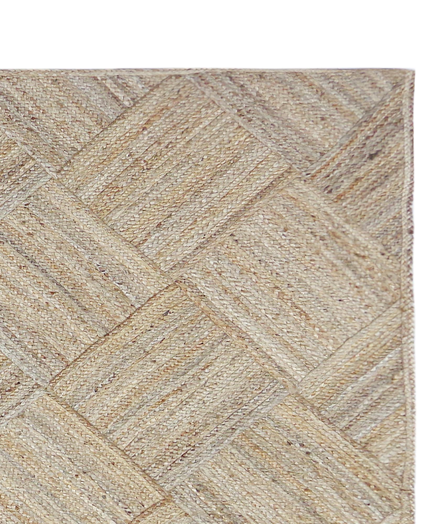 YARGICI Soyut Desenli Jüt Dikdörtgen Halı(160x230 Cm)