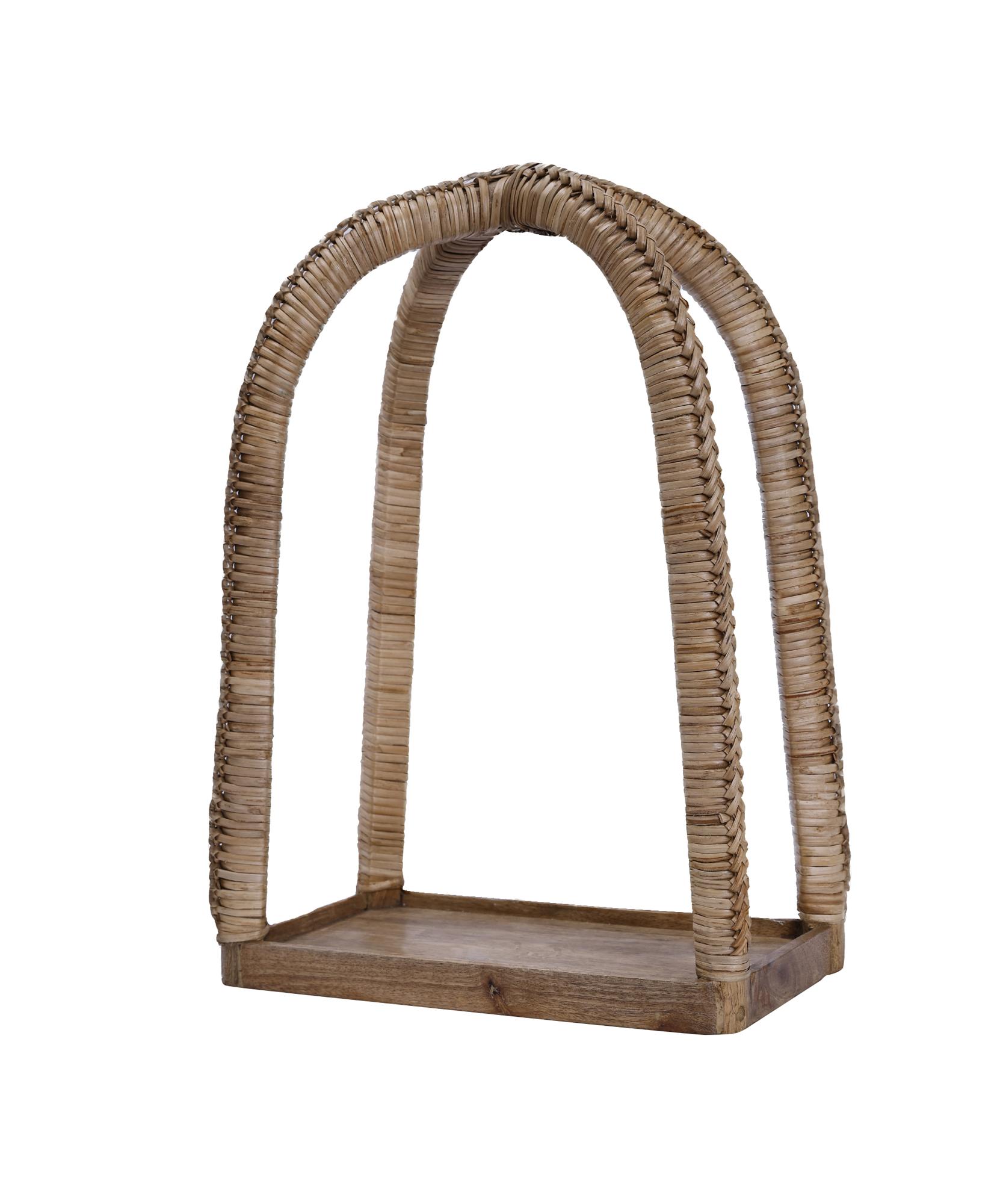 YARGICI Rattan Mango Ağacı Fener(18x18x46 Cm)
