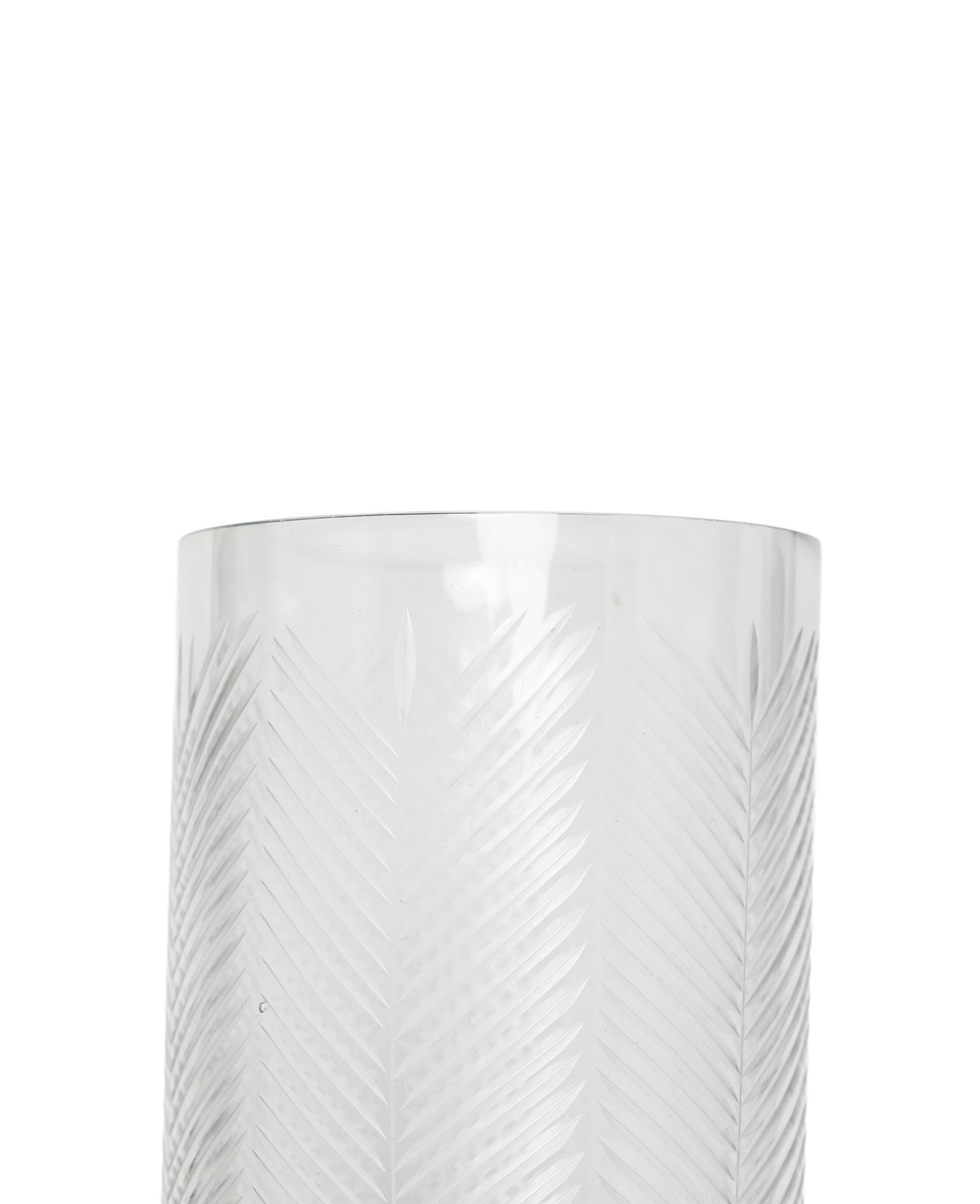 YARGICI Metal Ayaklı Cam Silindir Fener(23x13 Cm)