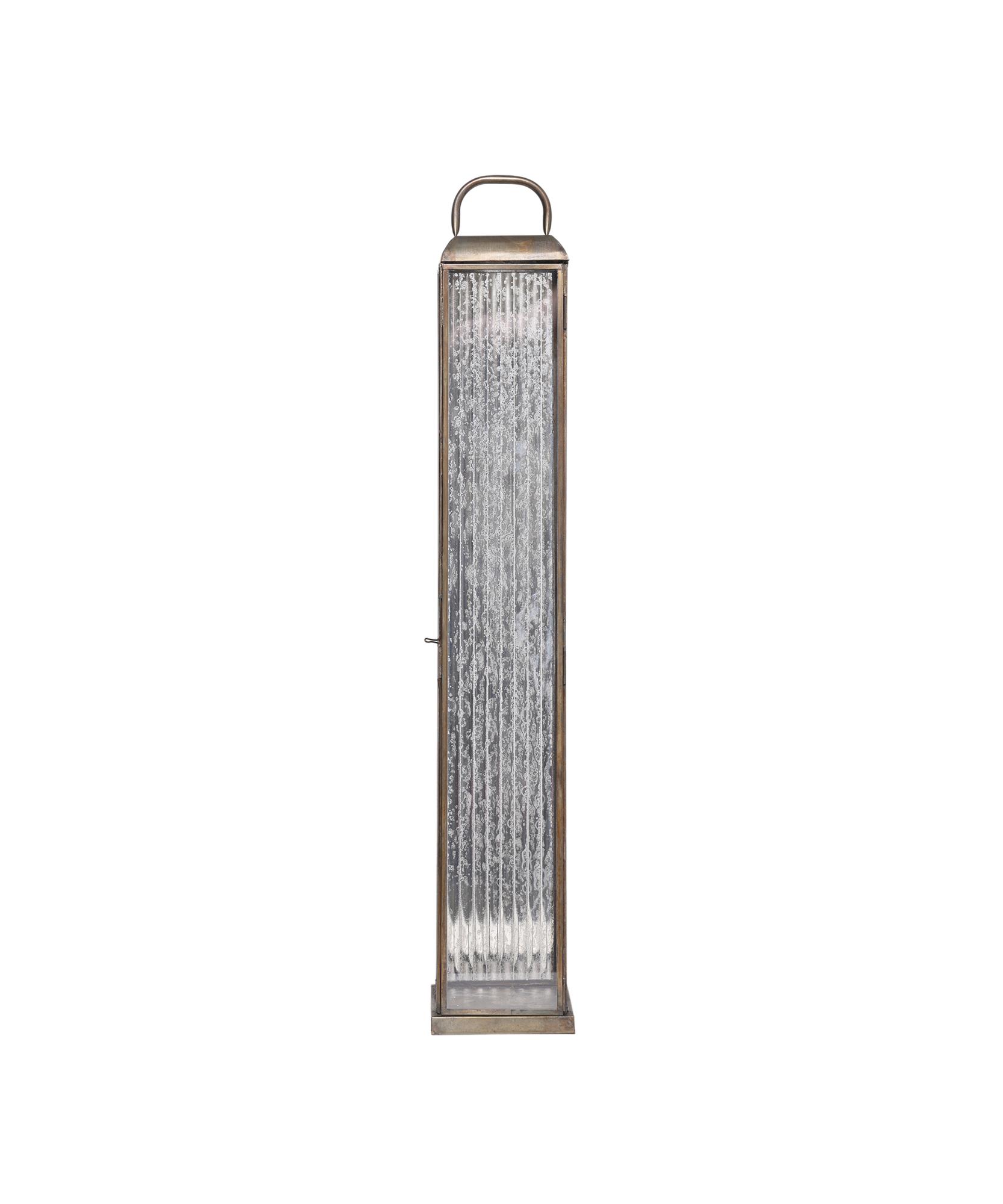 YARGICI Metal Cam Dikdörtgen Fener(12x71 Cm)