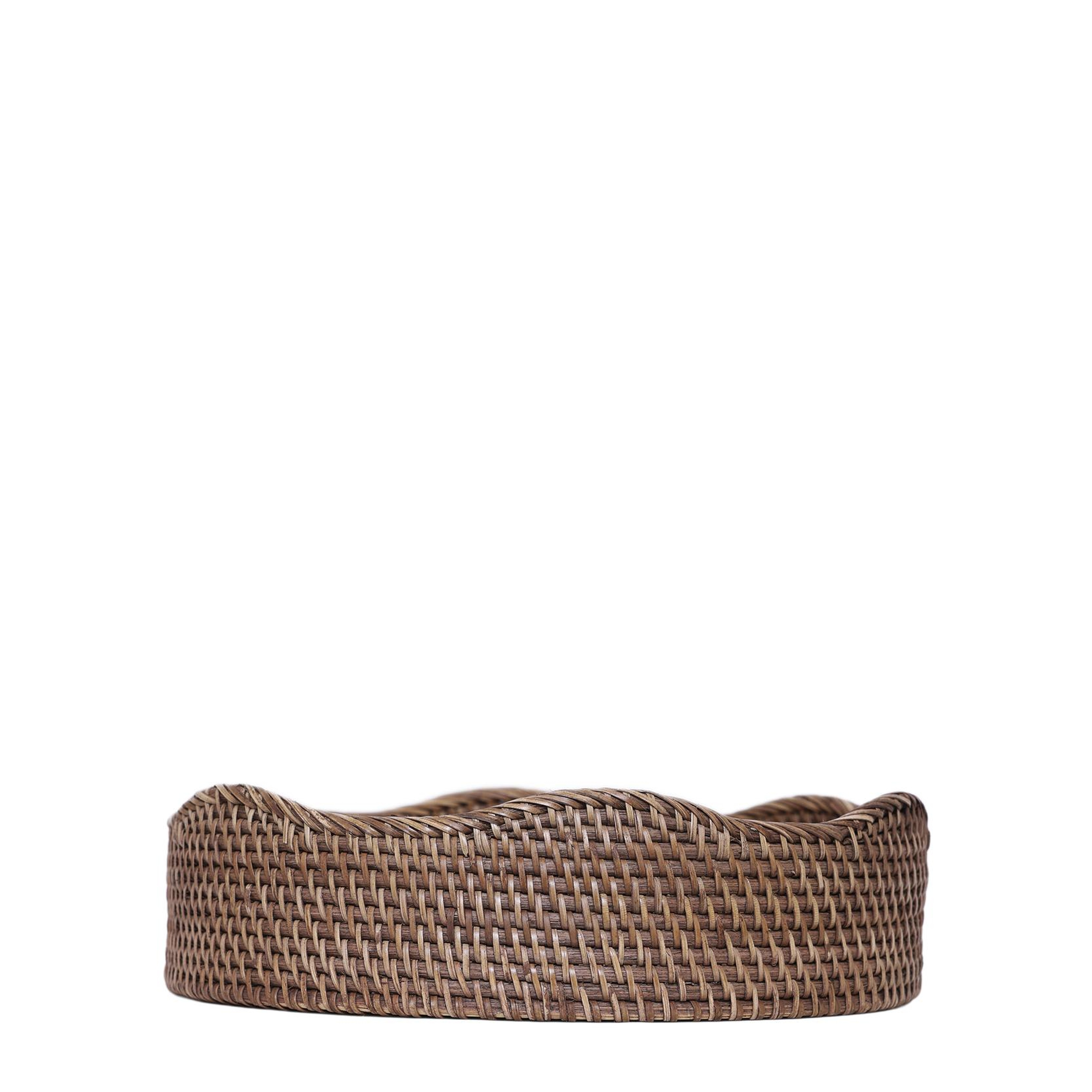 YARGICI Rattan Yuvarlak Tepsi(30x8 Cm)