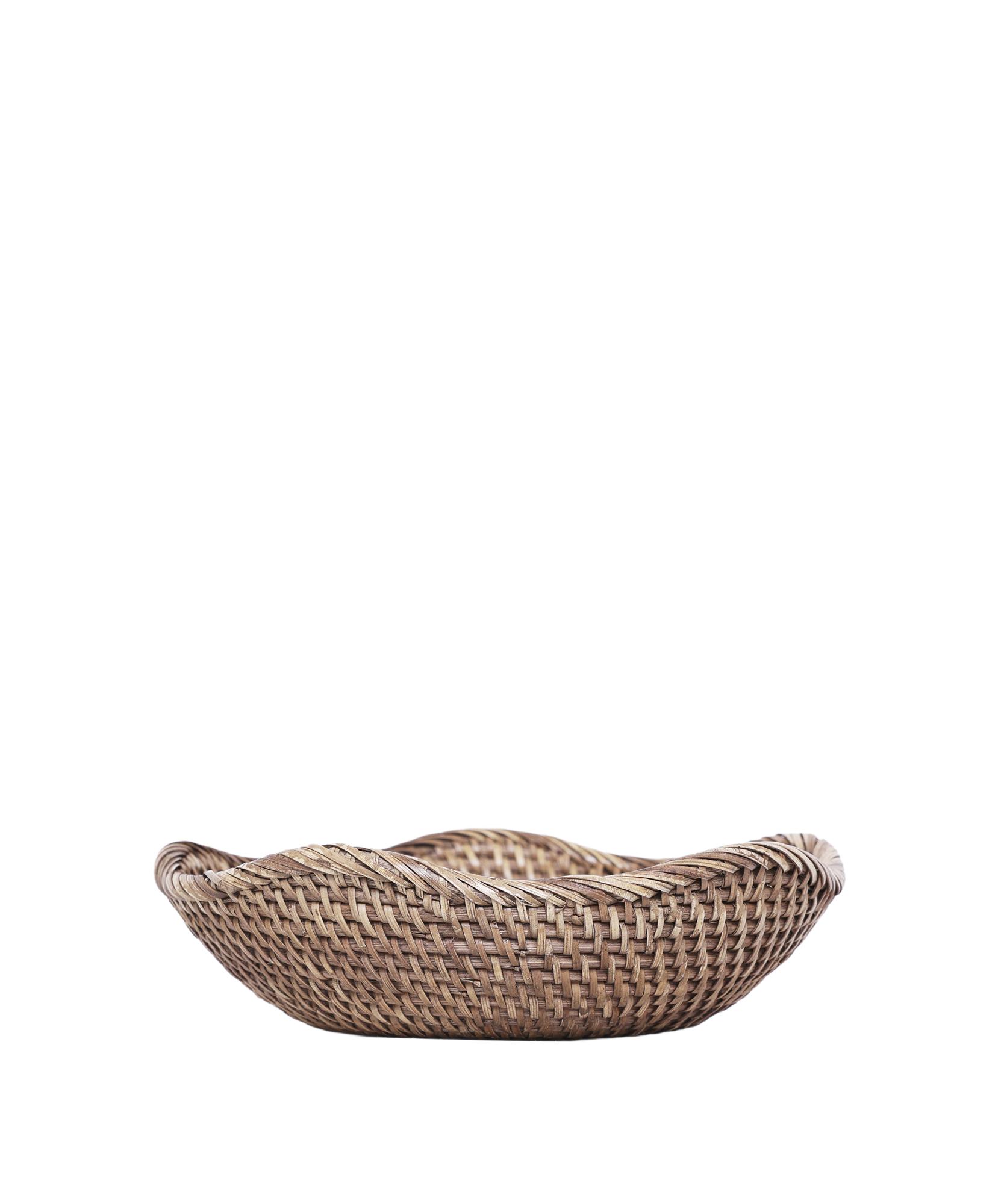 YARGICI Rattan Yuvarlak Sepet(23x6 Cm)