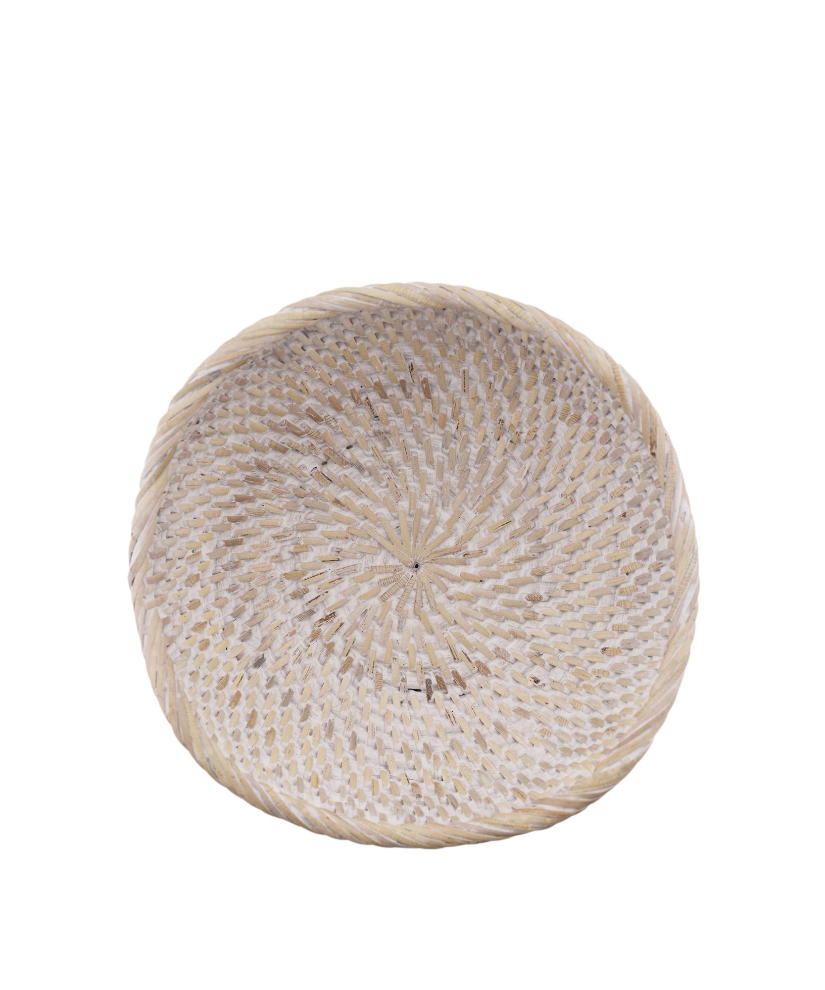 YARGICI Rattan Yuvarlak Kase(18x6 Cm)