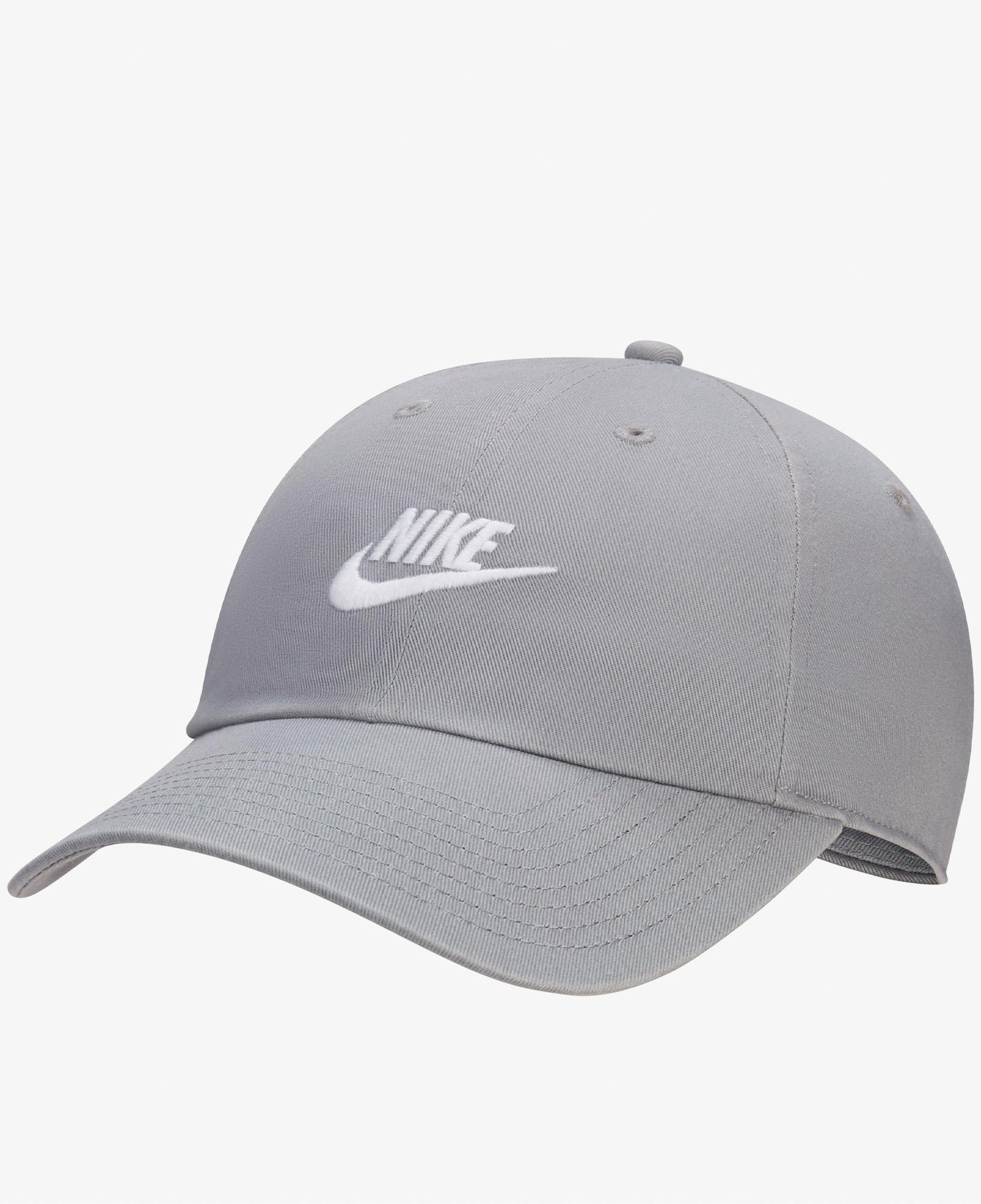 Nike Club Yumuşak Futura Yıkanmış Unisex Gri Şapka