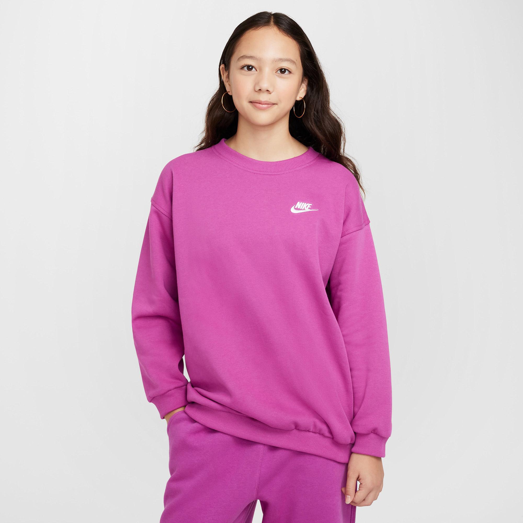 Nike Sportswear Club Fleece Çocuk Mor Sweatshirt