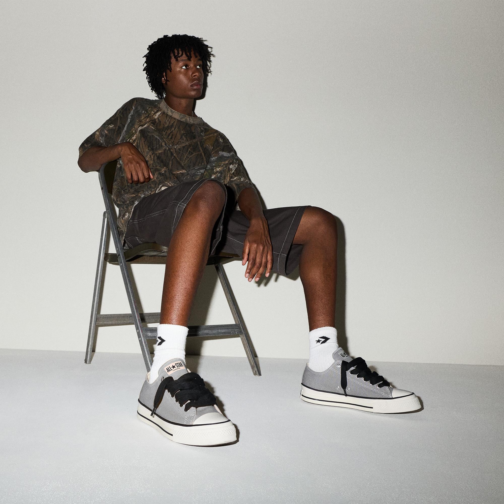 Converse Chuck Taylor All Star Throwback Unisex Gri Sneaker