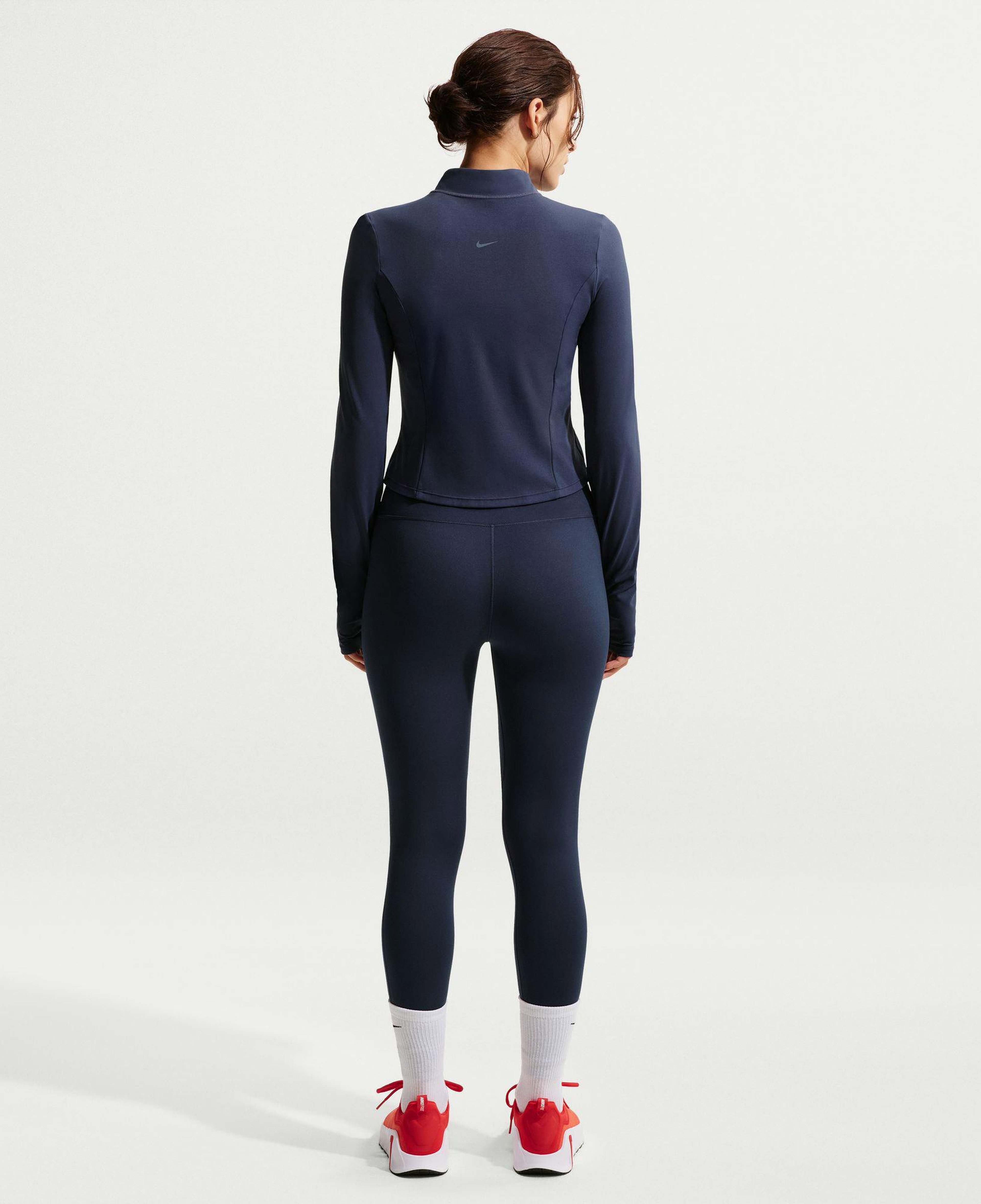 Nike One Yüksek Belli Bilek Üstü Kadın Mavi Tayt