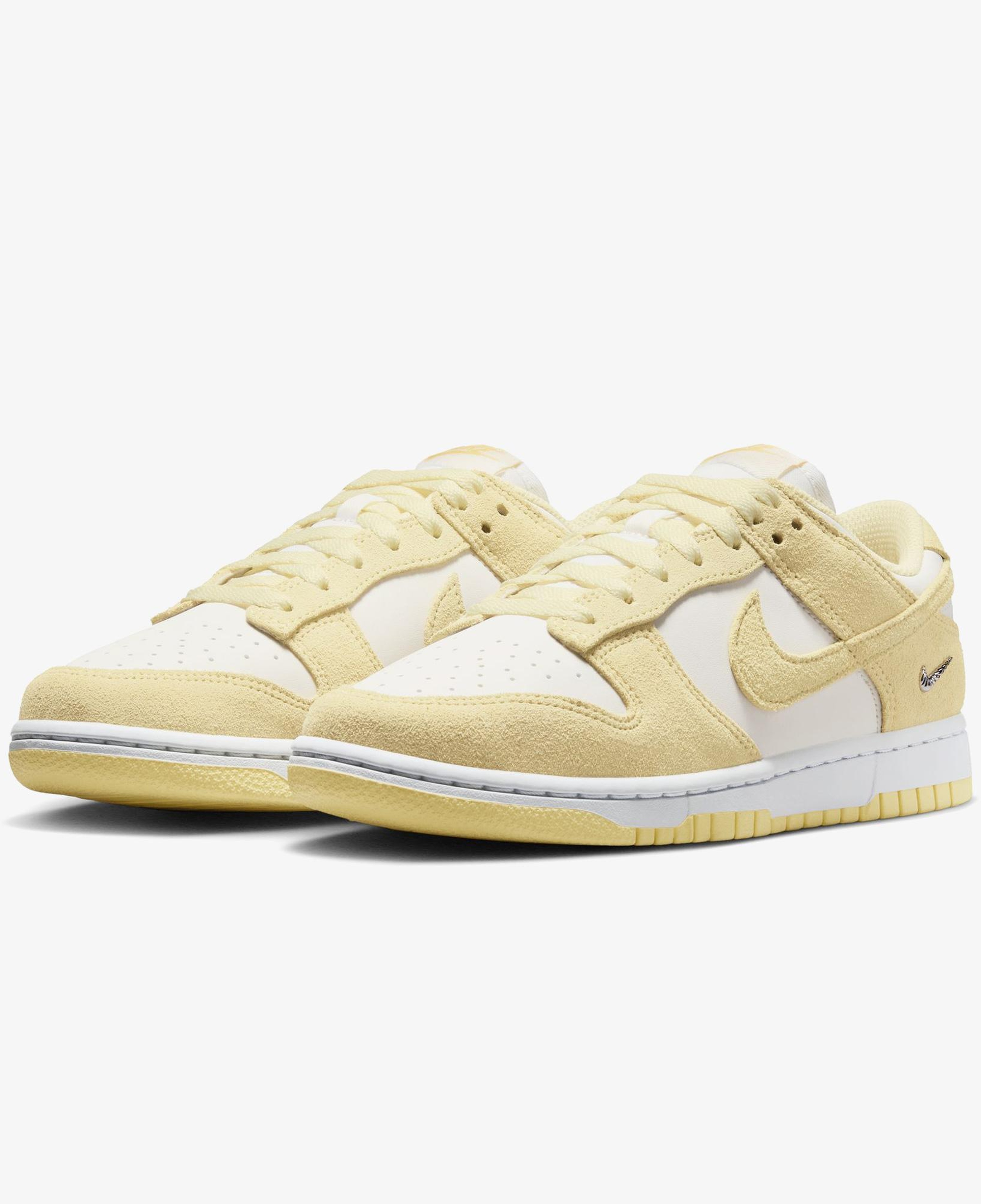 Nike Dunk Low Suede Kadın Sarı Spor Ayakkabı