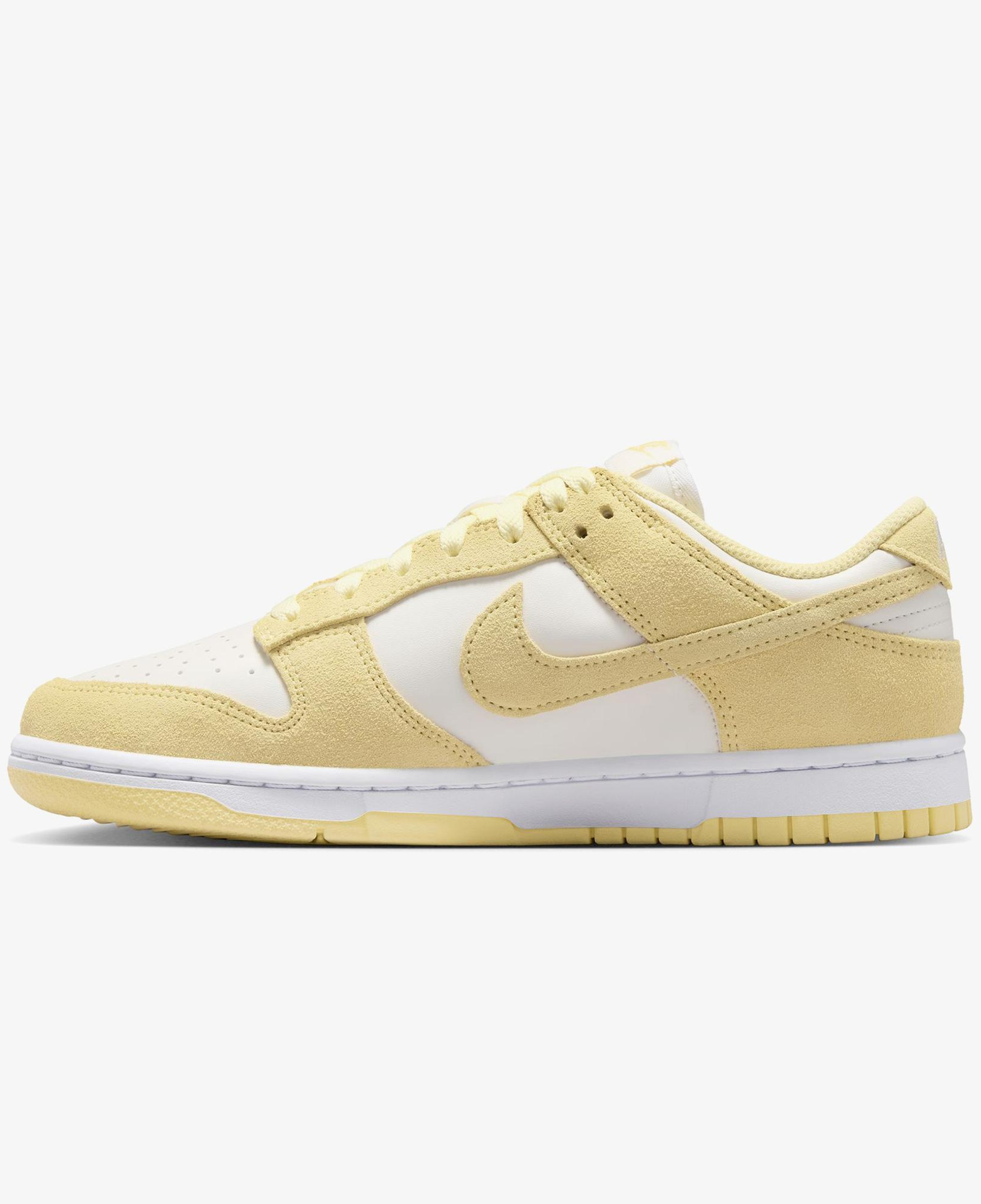 Nike Dunk Low Suede Kadın Sarı Spor Ayakkabı