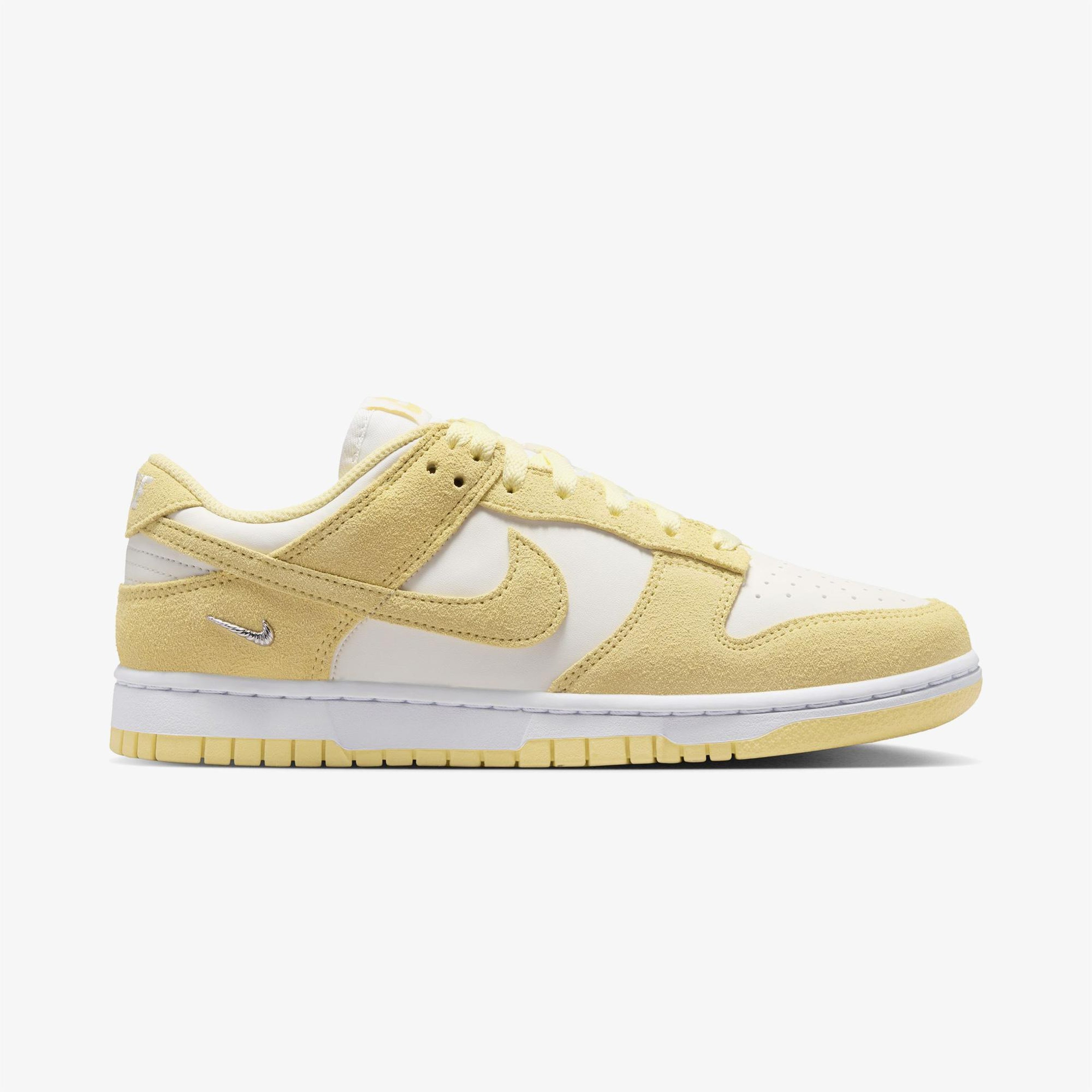 Nike Dunk Low Suede Kadın Sarı Spor Ayakkabı