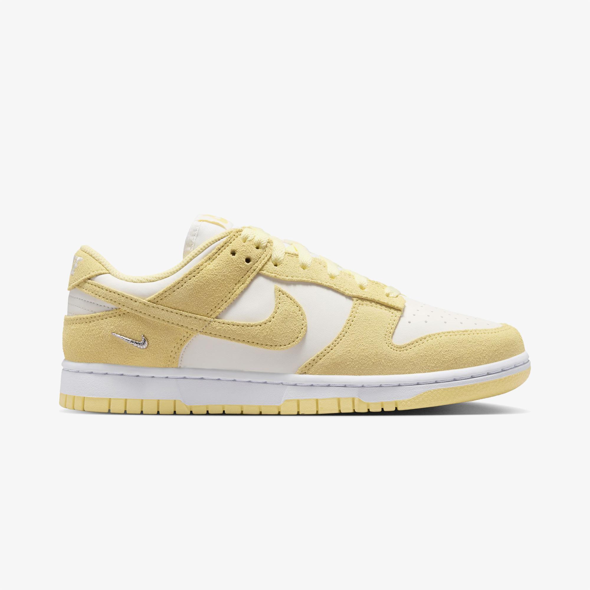 Nike Dunk Low Suede Kadın Sarı Spor Ayakkabı