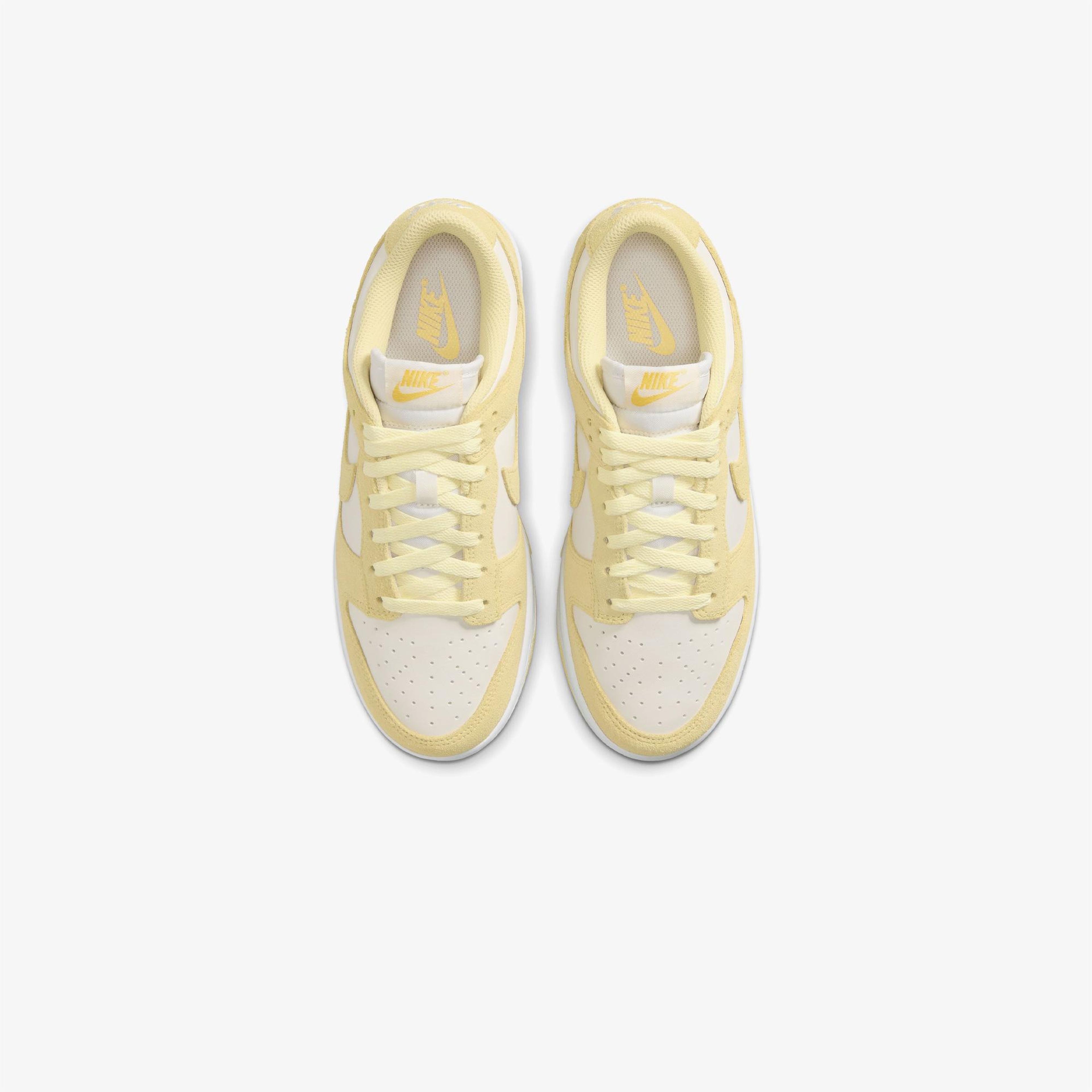 Nike Dunk Low Suede Kadın Sarı Spor Ayakkabı