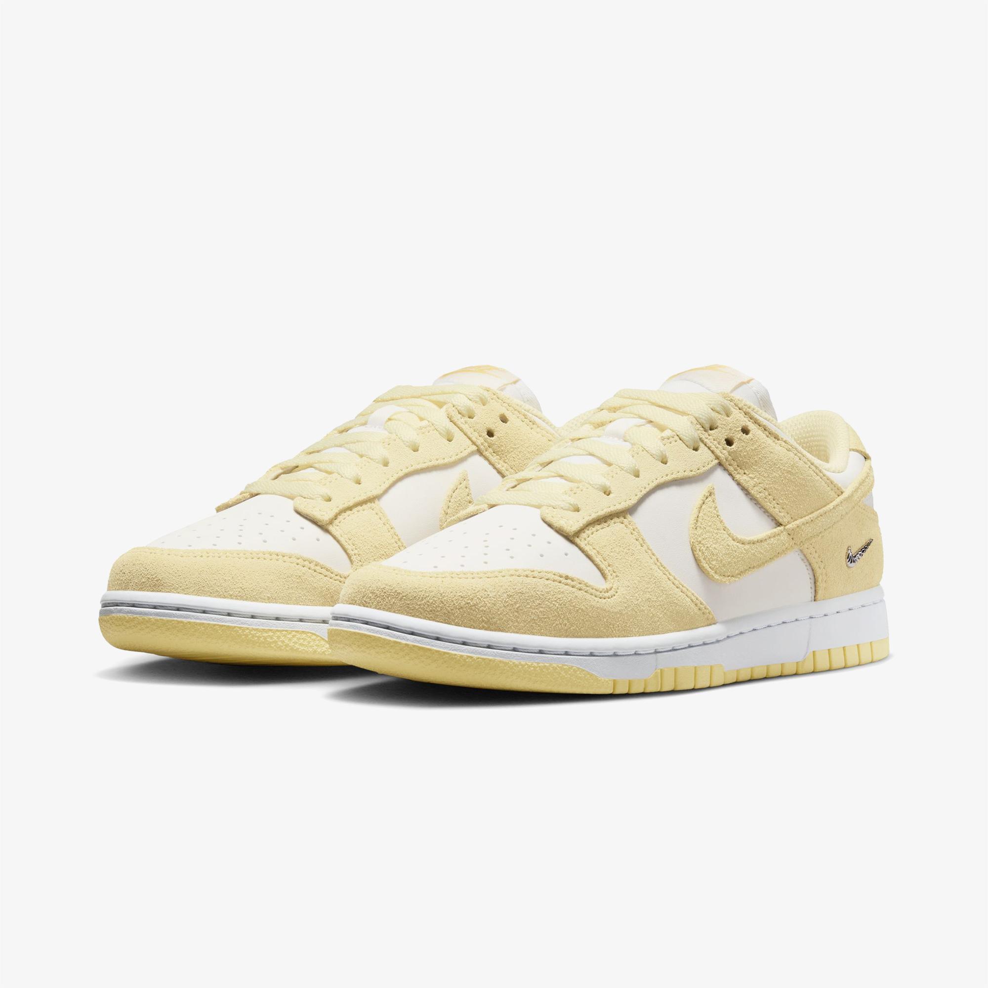 Nike Dunk Low Suede Kadın Sarı Spor Ayakkabı