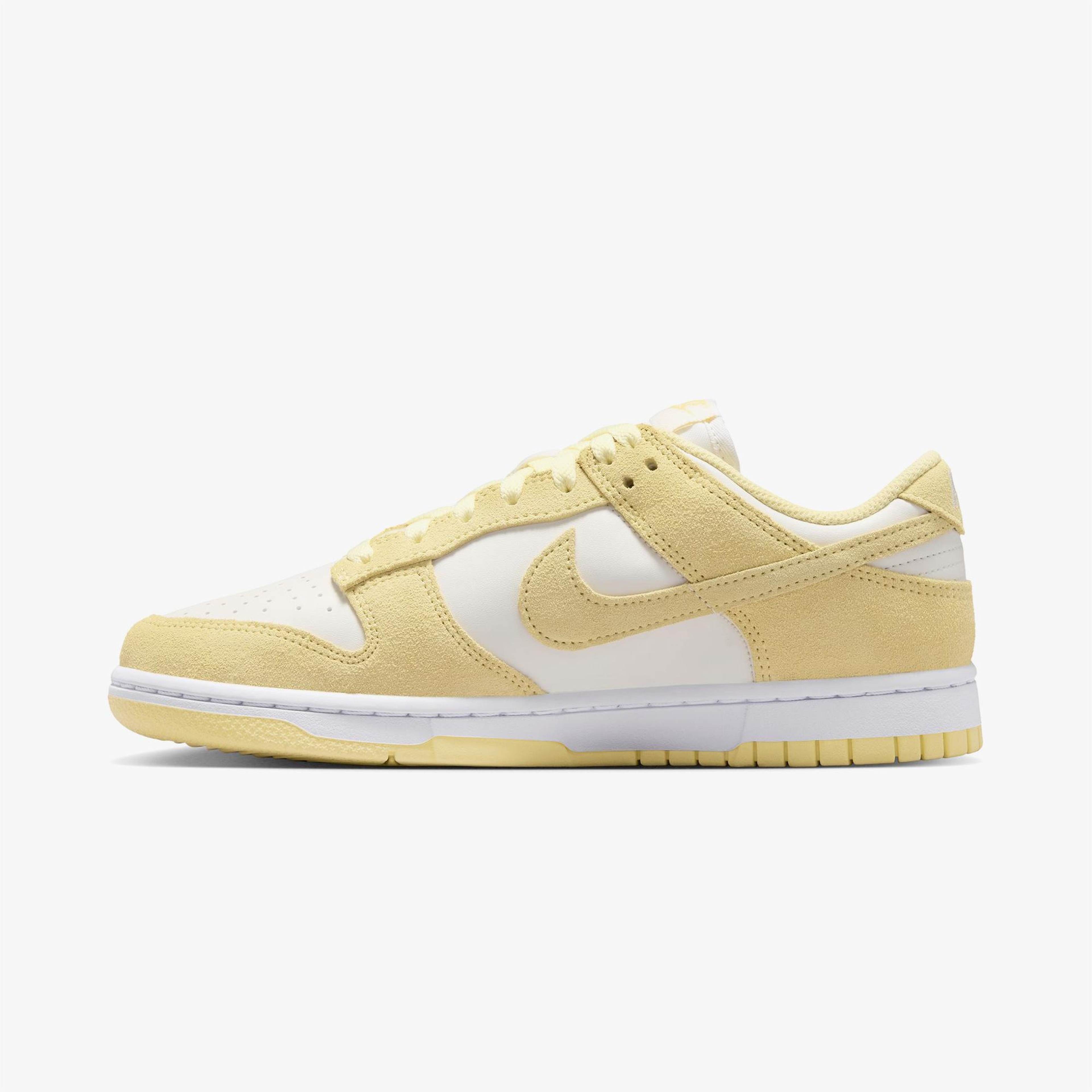 Nike Dunk Low Suede Kadın Sarı Spor Ayakkabı