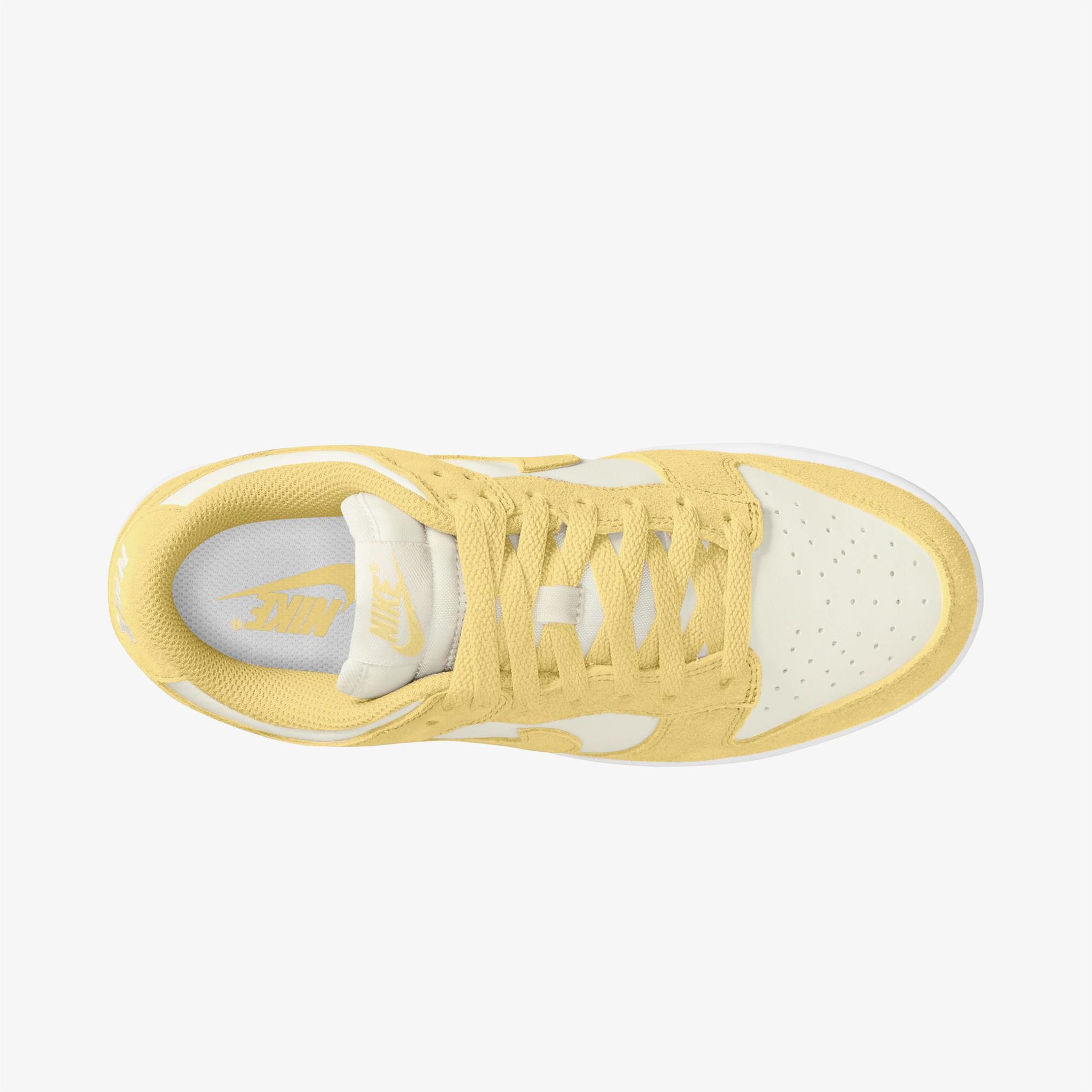 Nike Dunk Low Suede Kadın Sarı Spor Ayakkabı