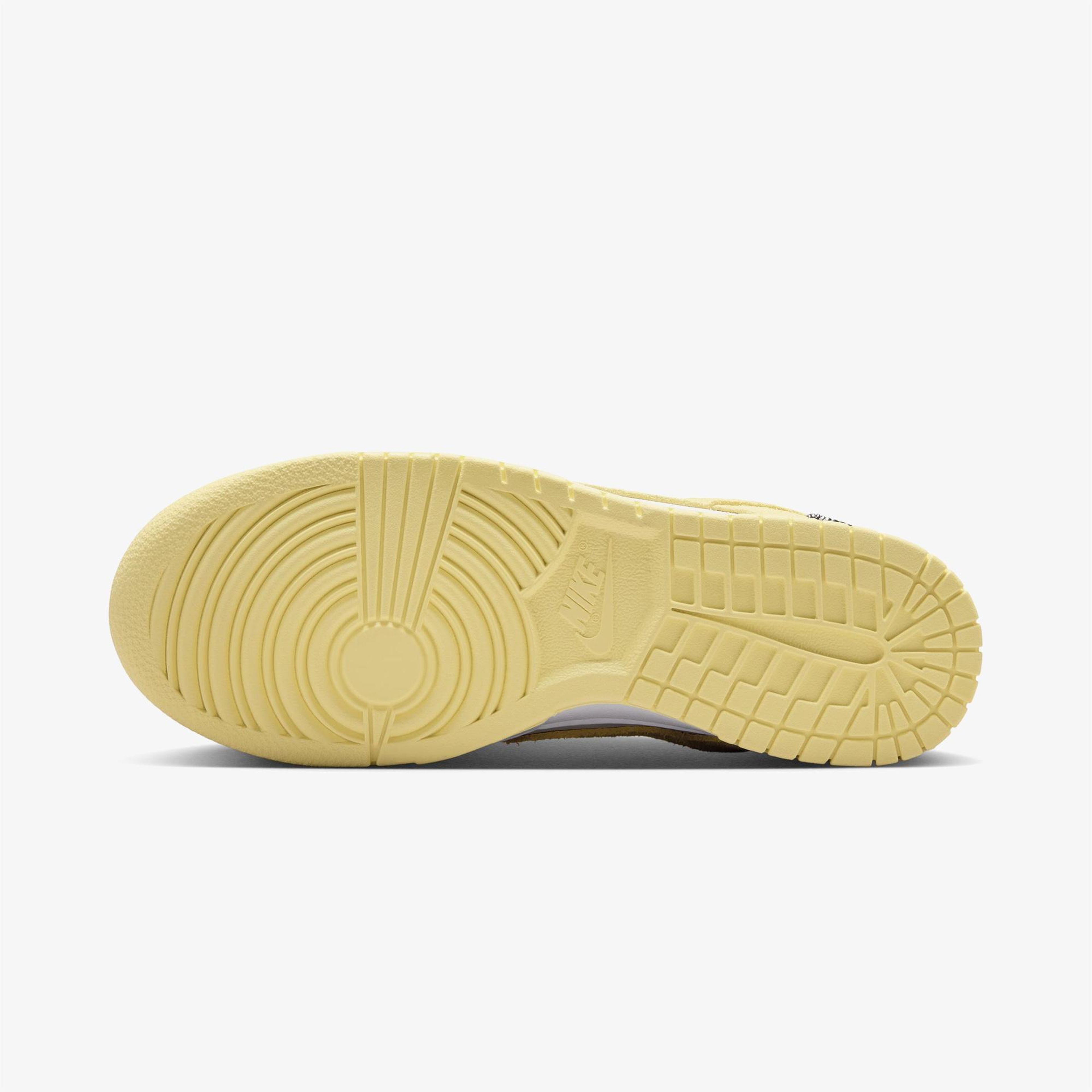 Nike Dunk Low Suede Kadın Sarı Spor Ayakkabı