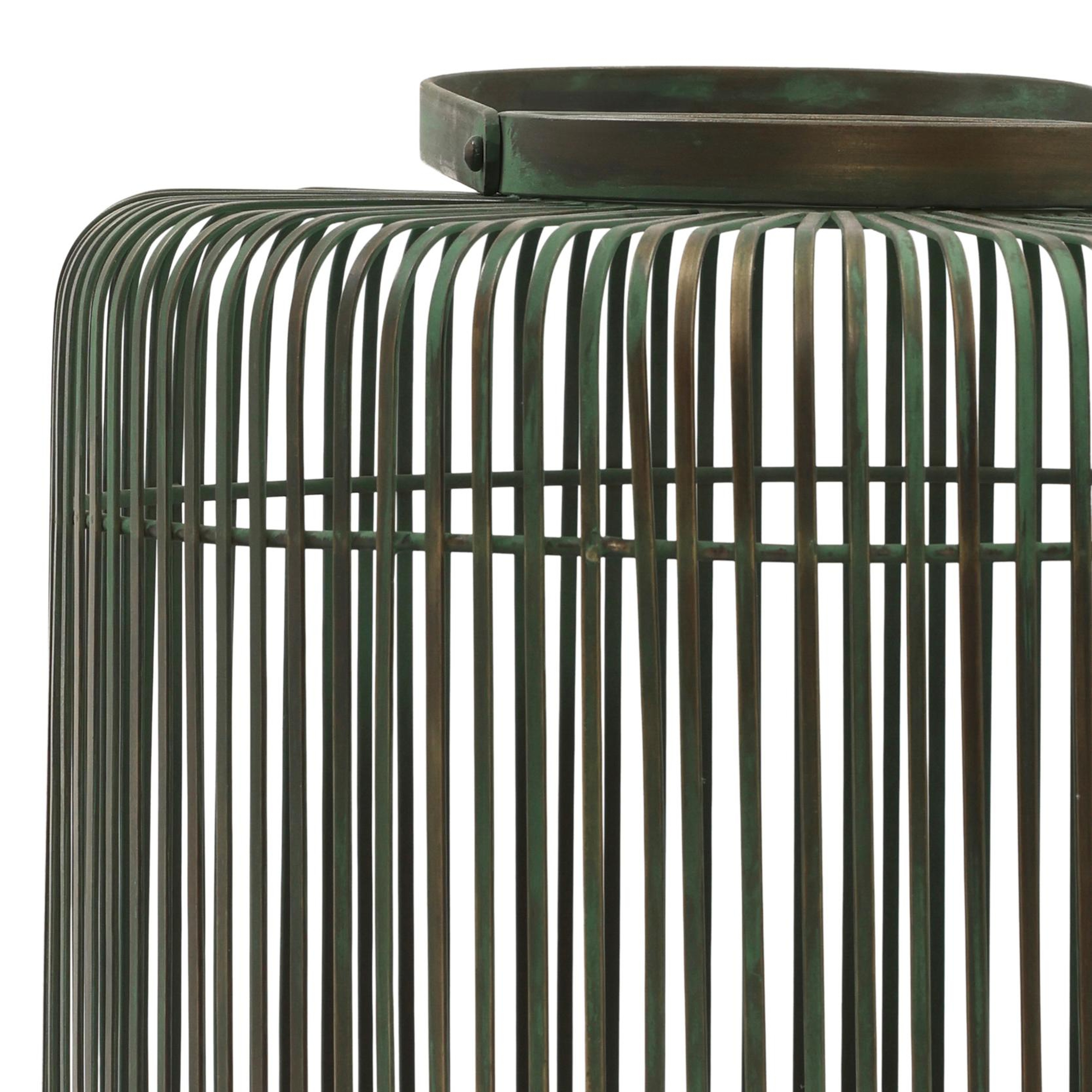 YARGICI Renkli Metal Silindir Fener(36x40 Cm)