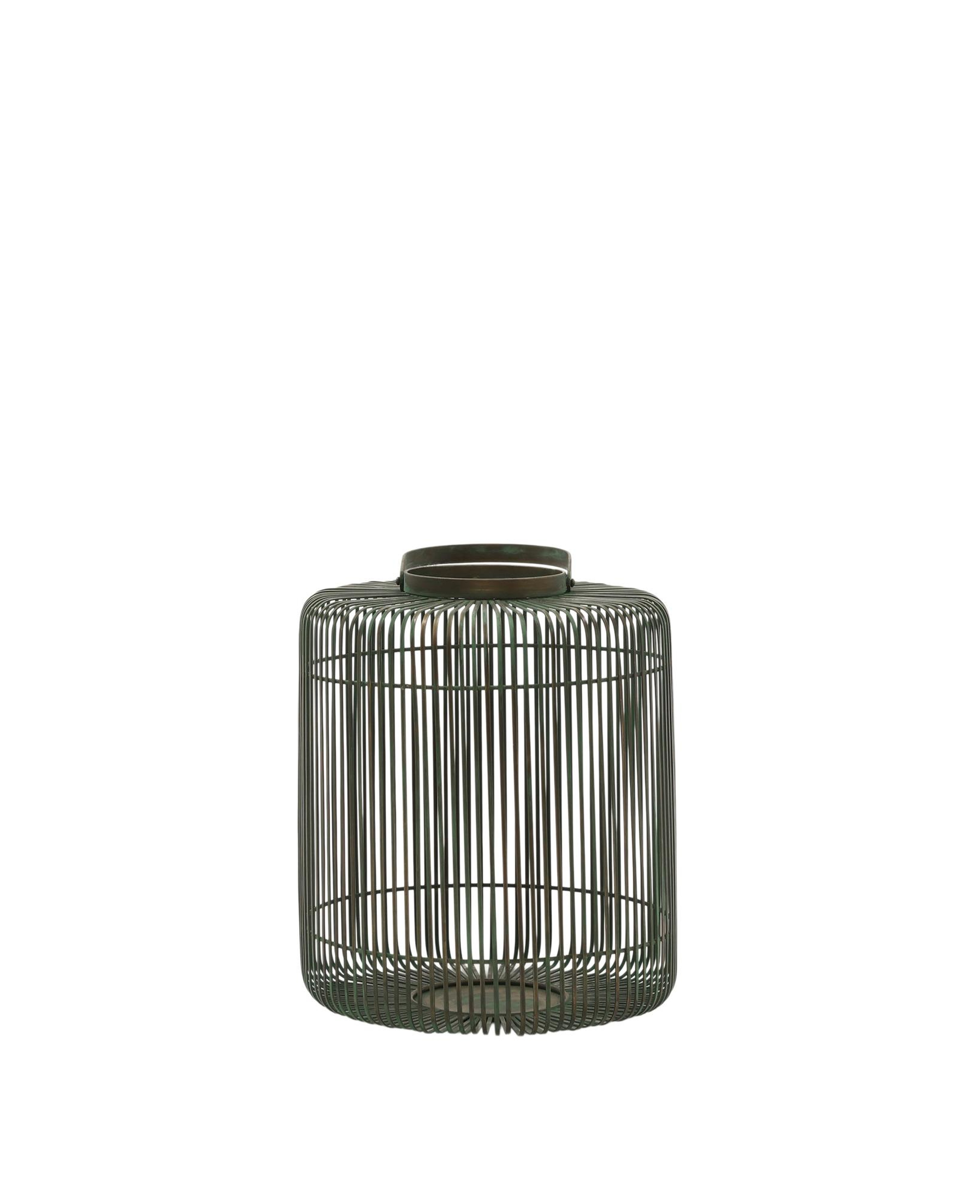 YARGICI Renkli Metal Silindir Fener(36x40 Cm)