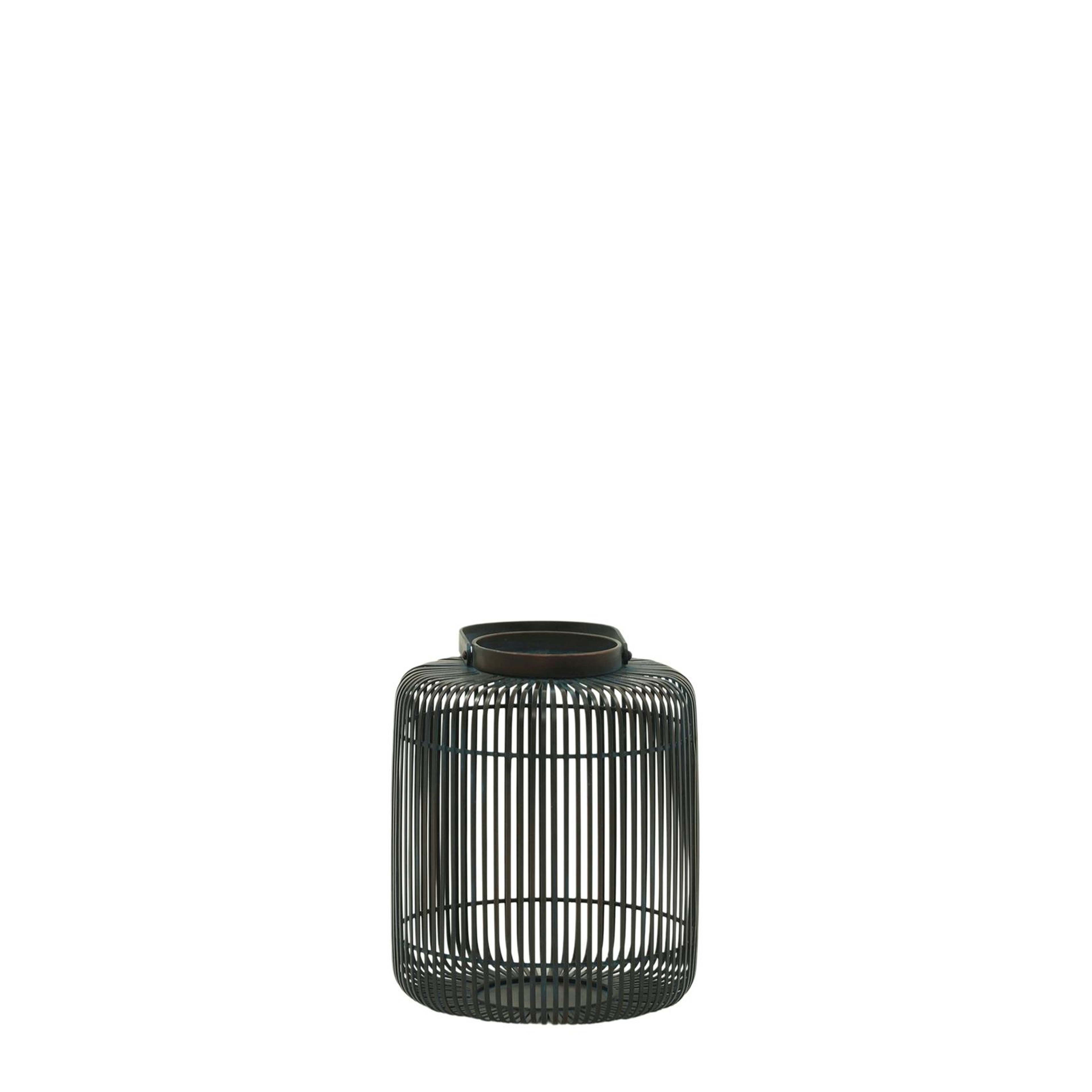 YARGICI Renkli Metal Silindir Fener(26x29 Cm)