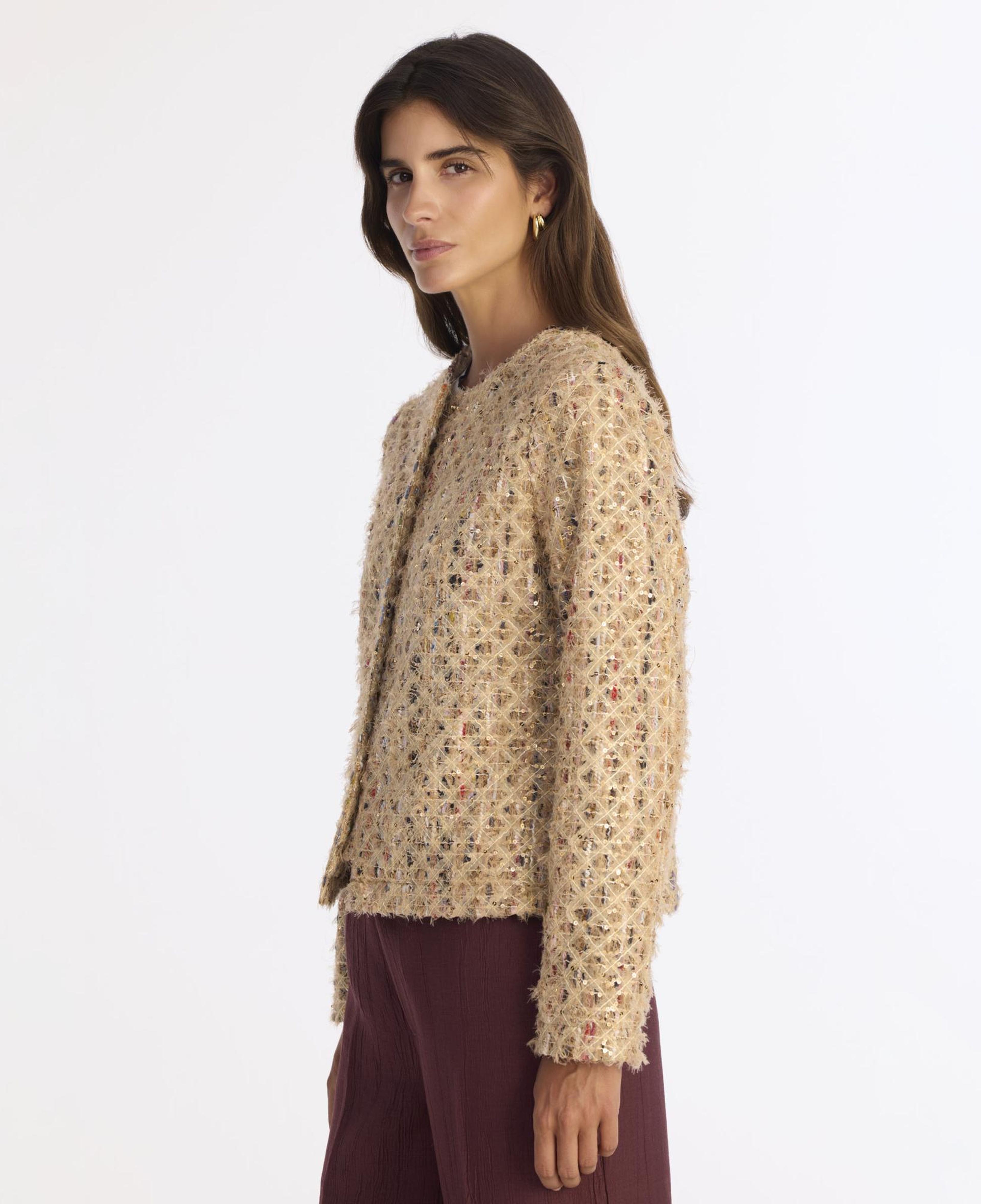 YARGICI Cropped Bisiklet Yaka Uzun Kol Ceket