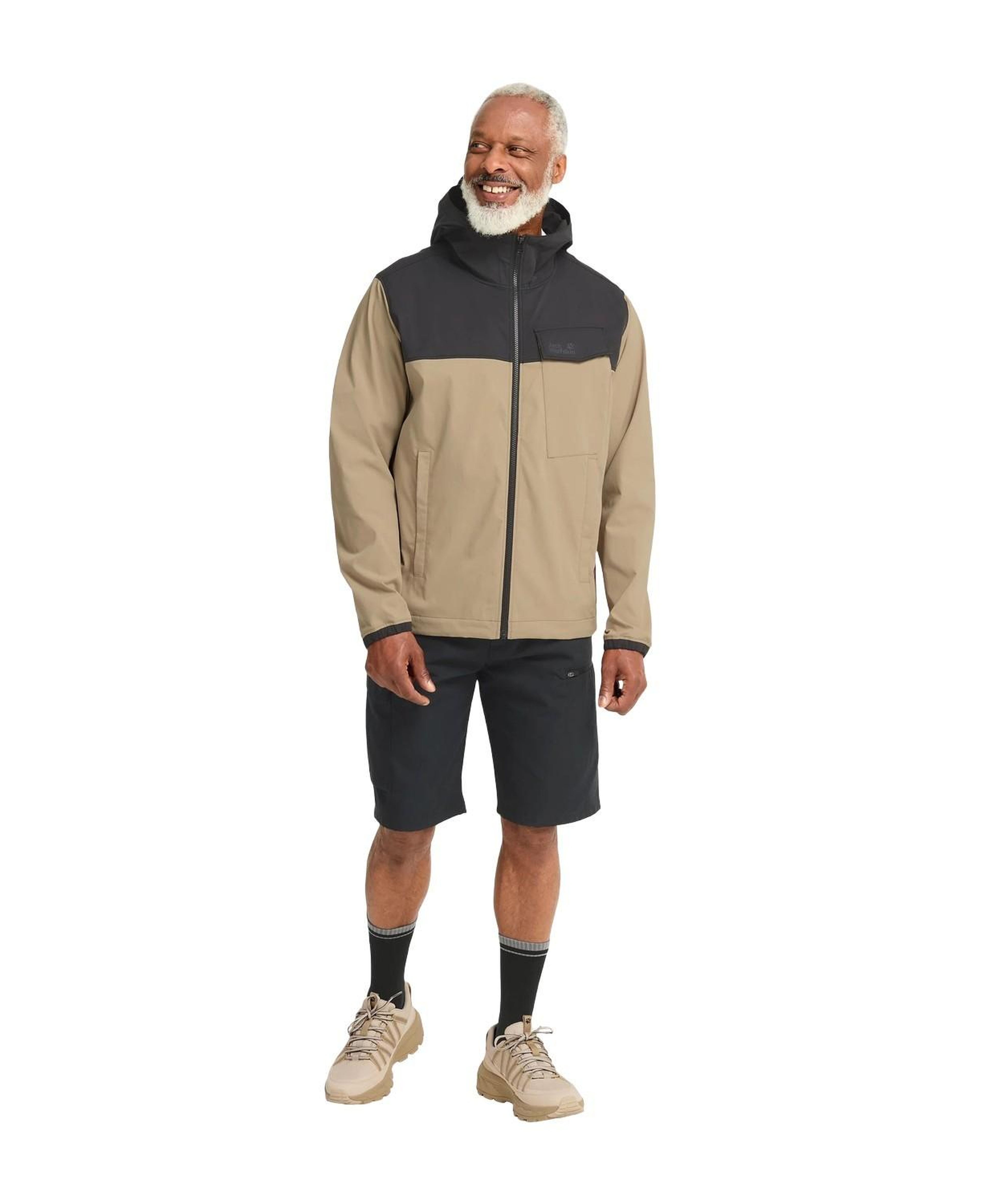 Jack Wolfskin Mahani Erkek Bej Outdoor Ceketi